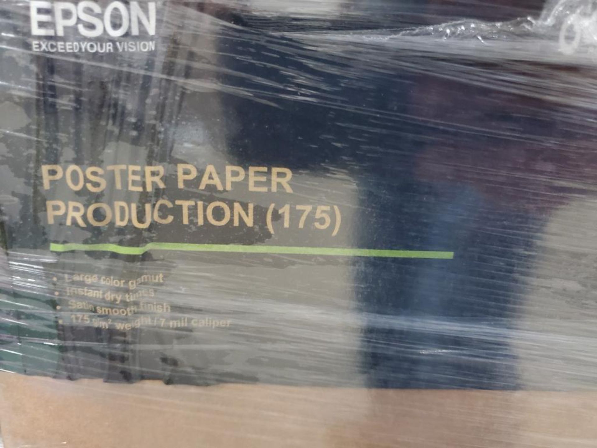 (50) BOXES OF EPSON 24 IN X 200 FT, (1) ROLL, POSTER PAPER, PRODUCTION (175) - Image 4 of 7