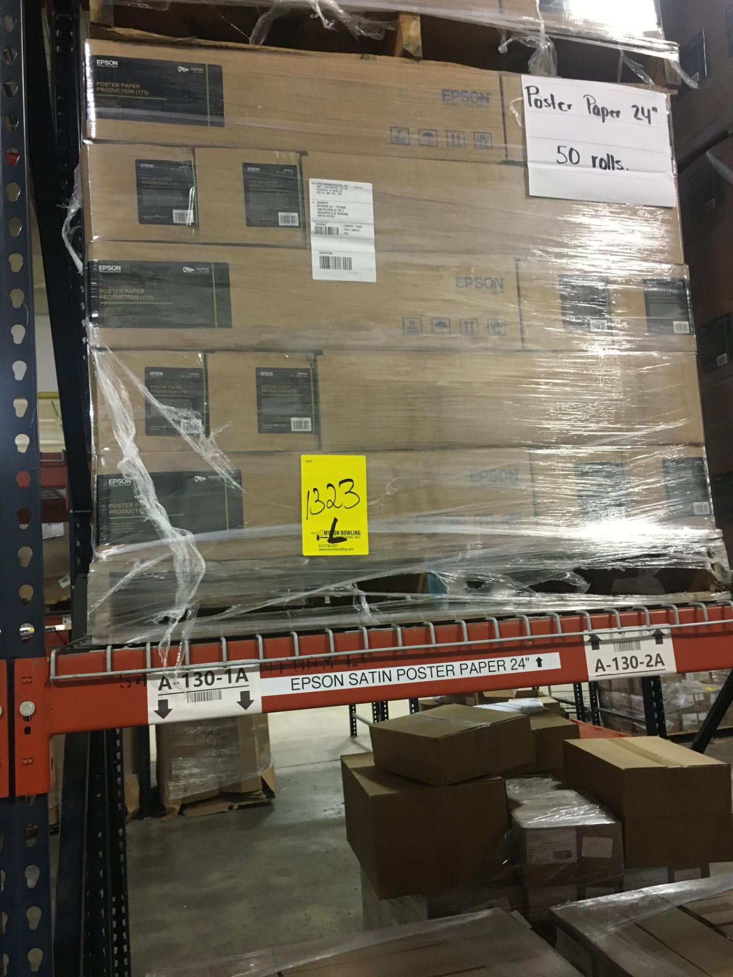 (50) BOXES OF EPSON 24 IN X 200 FT, (1) ROLL, POSTER PAPER, PRODUCTION (175) - Image 2 of 2