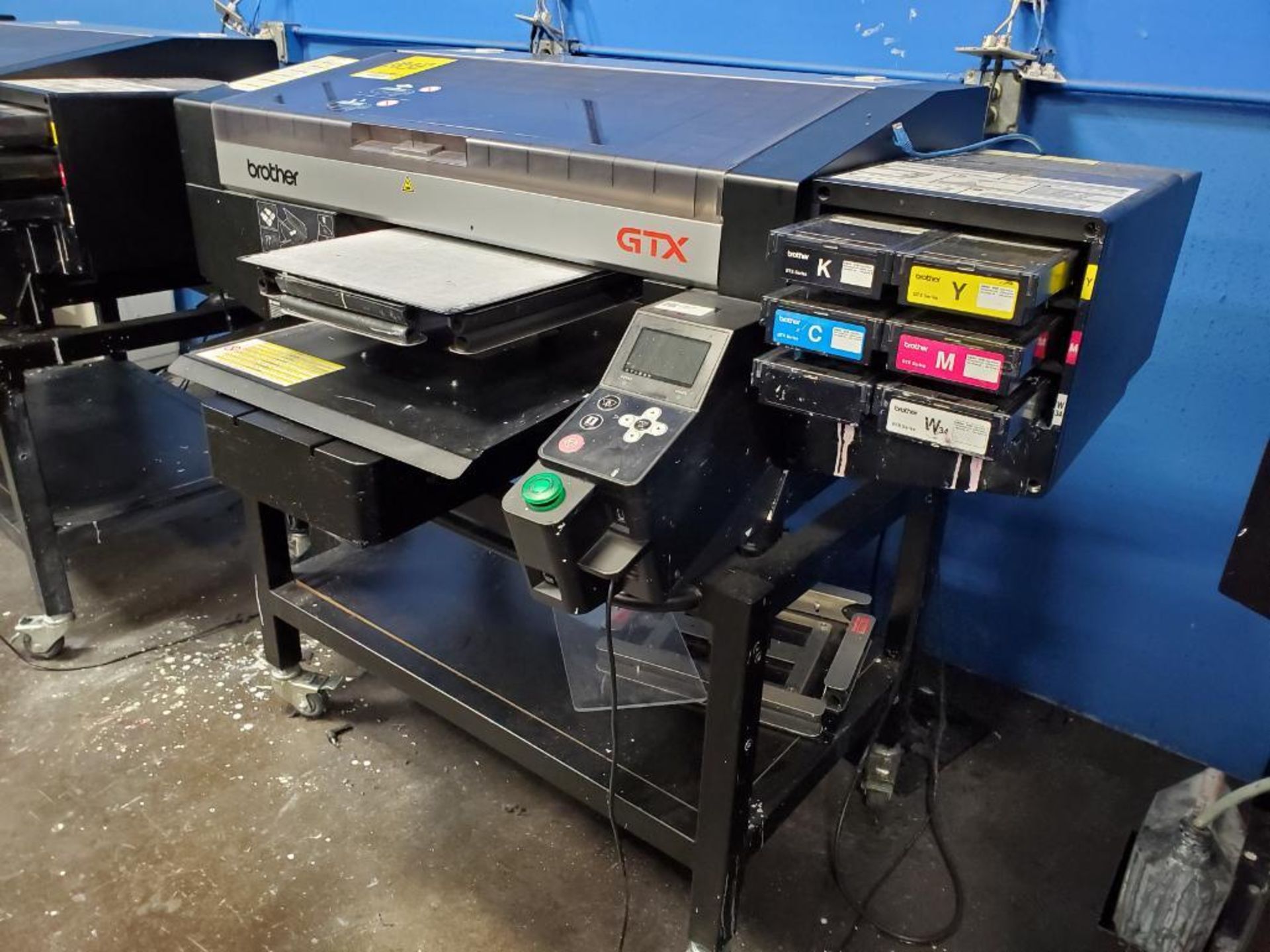 BROTHER GTX-422 GARMENT PRINTER, S/N G8928980, 14-1/2'' X 16-1/2'' TABLE, 76,046 TOTAL PRINT IMPRESS - Image 2 of 7