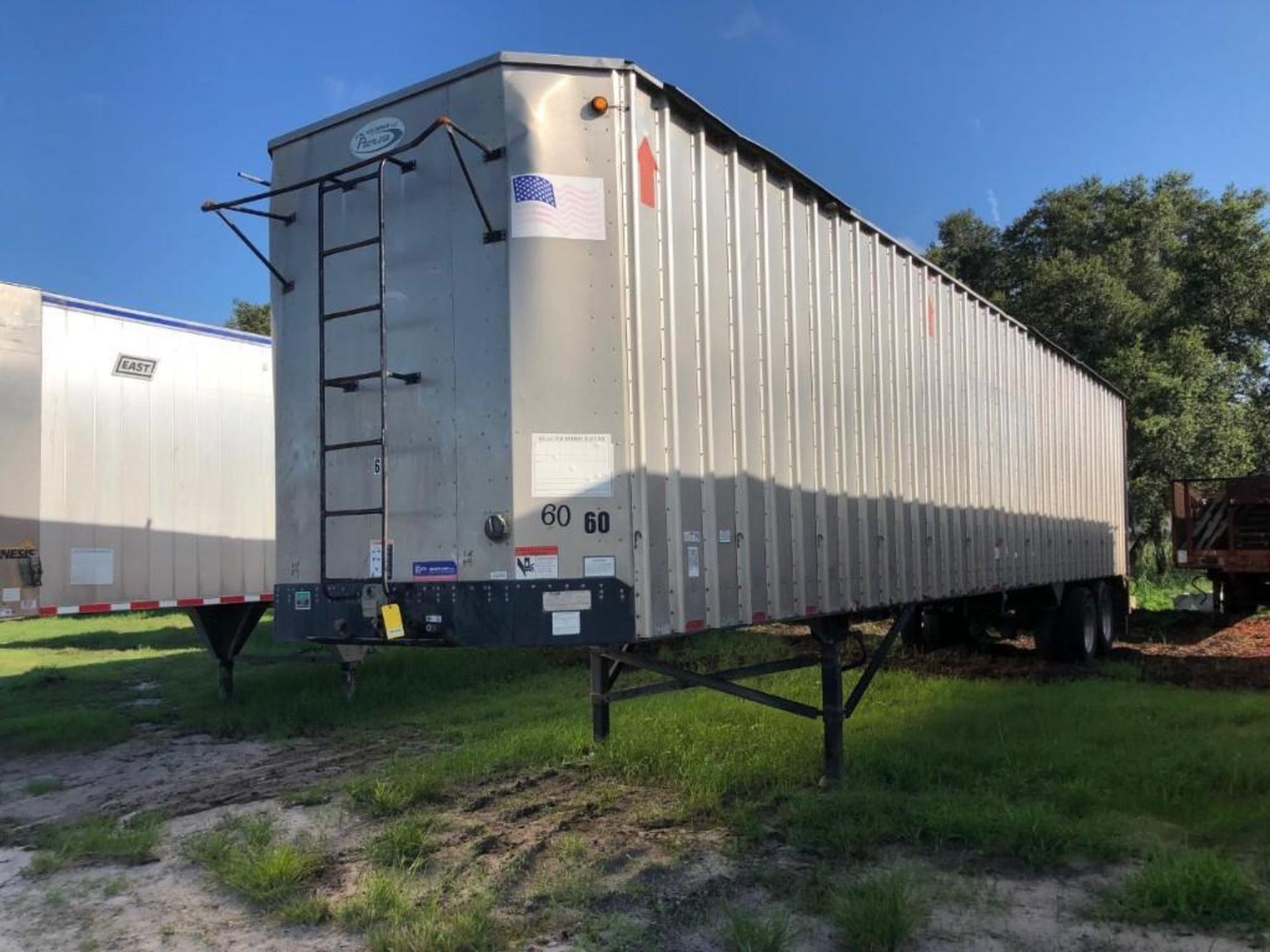 2015 PEERLESS TYPE 48-CTSSF 48' T/A WALKING FLOOR TRAILER, GVWR 65,000 LB., 22,500 LB. AXLES, RIM SI