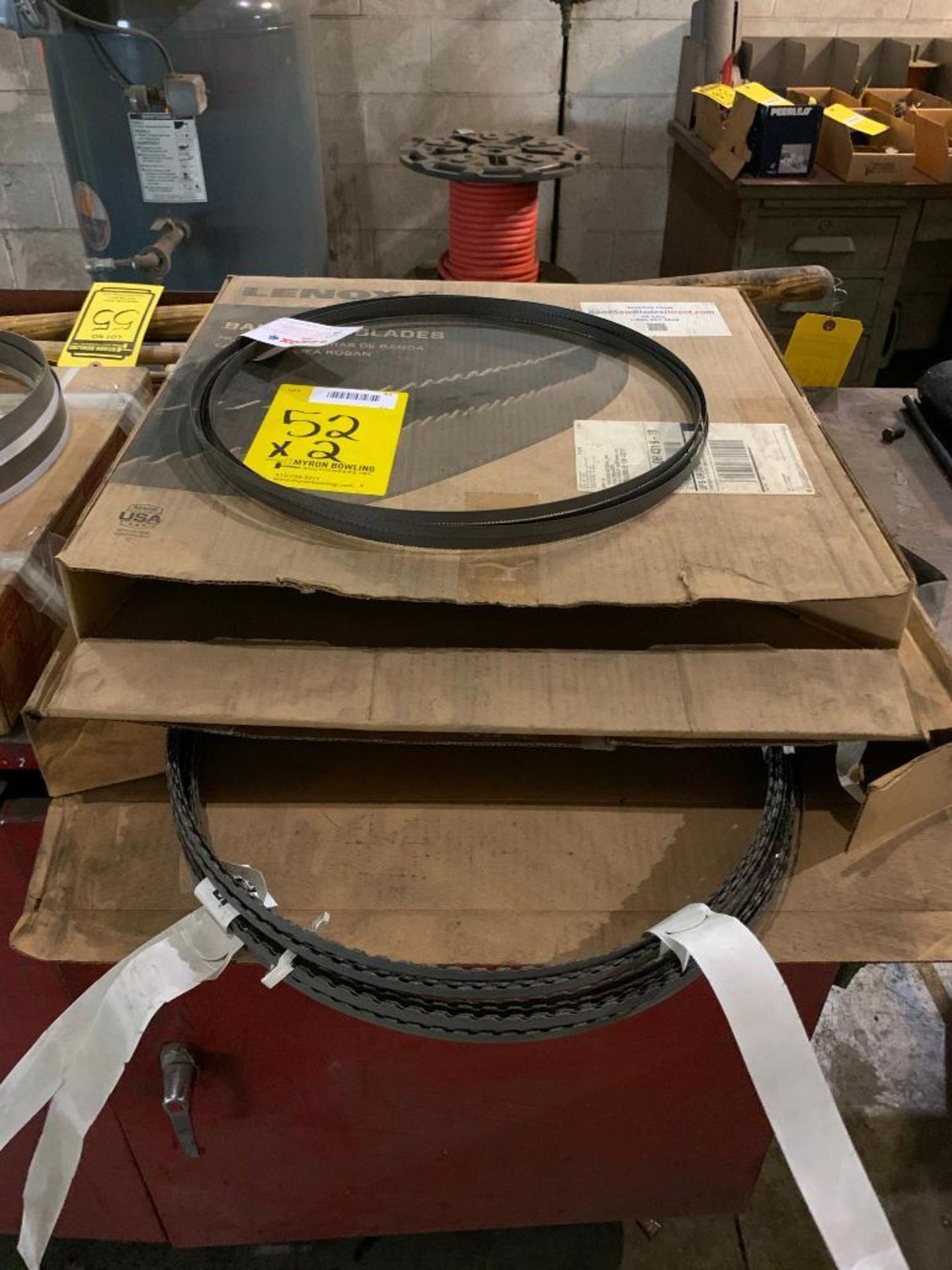 LENOX & SIMONDS BAND SAW BLADES, 19'' X 3/8'' AND WELD-TO-LENGTH