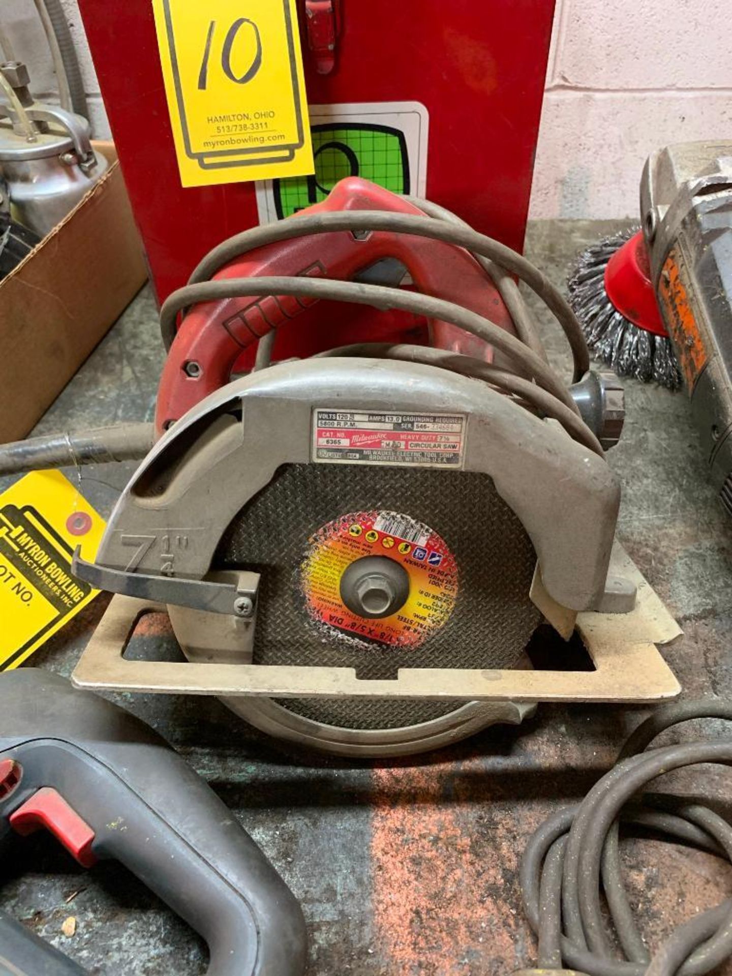 MILWAUKEE 7-1/4'' HD CIRCULAR SAW, CAT# 6365