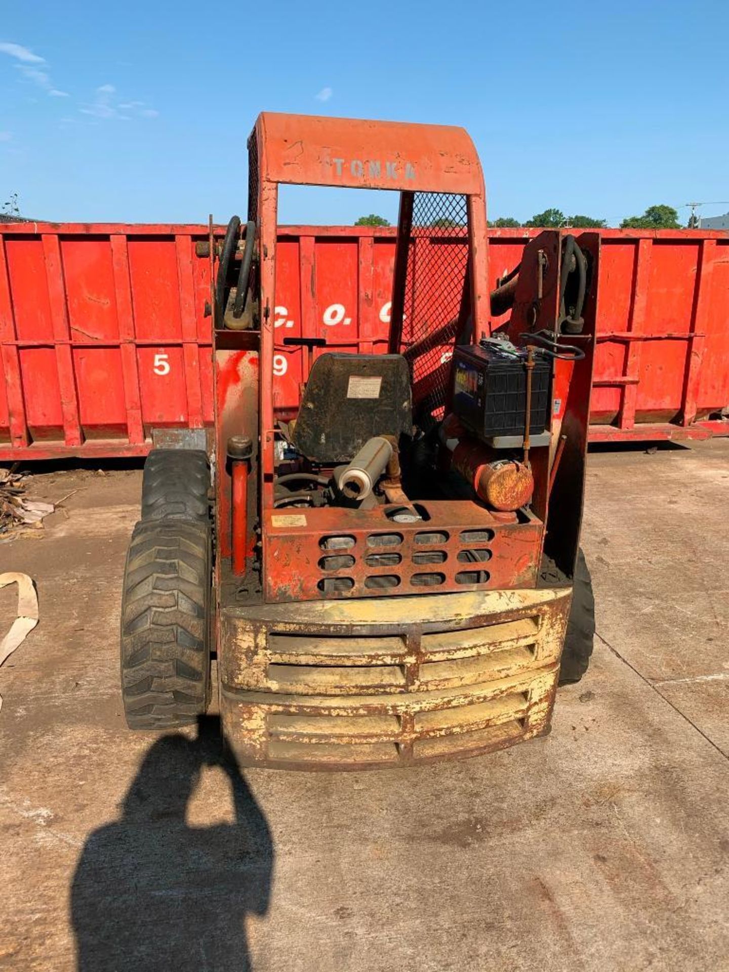 GEHL HYDRACAT 4400 SKID STEER, MODEL HL4400, S/N 001307, FORD IN-LINE 4-CYLINDER GAS ENGINE, 65'' BU - Image 6 of 6