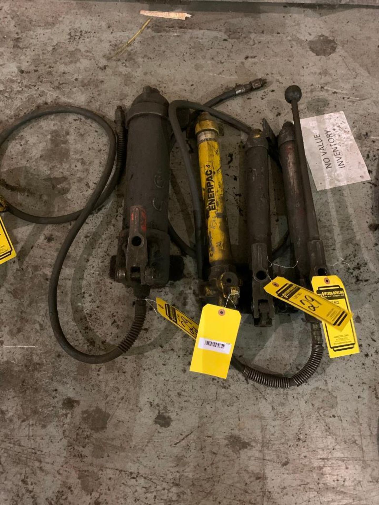 (4) ASSORTED HYDRAULIC HAND PUMPS