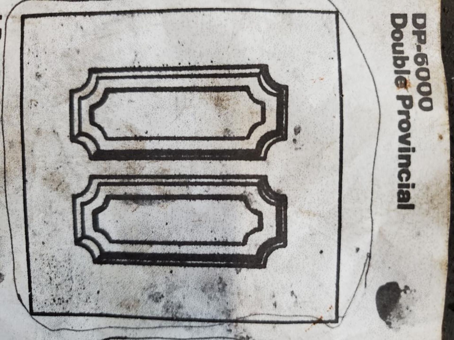 PANEL STAMP DIE, DP-6000, DOUBLE PROVINCIAL, 52" X 40" OUTSIDE MEASUREMENTS - Image 5 of 5