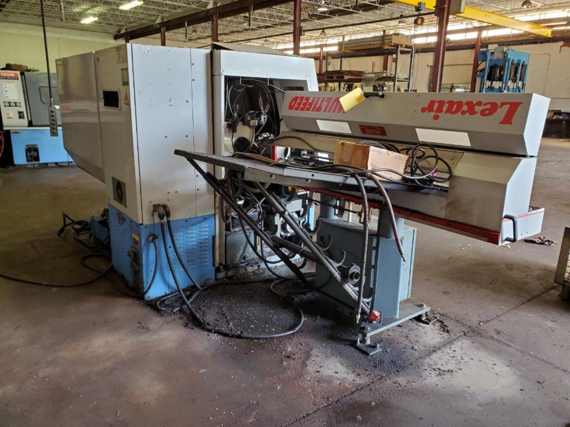 2001 MAZAK QUICK TURN 250 HP HORIZONTAL CNC LATHE WITH LEXAIR MULTI-FEED SHORT MAG BAR FEED, MODEL - Image 13 of 17