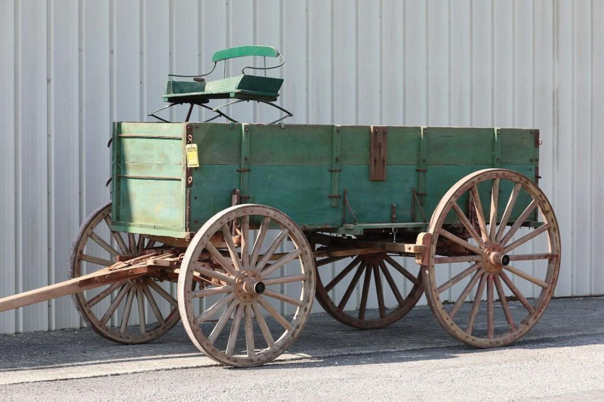 2-Board Box Bed Farm Wagon, Heavy Chassis, Mine Use Marked LW25 - Image 2 of 2