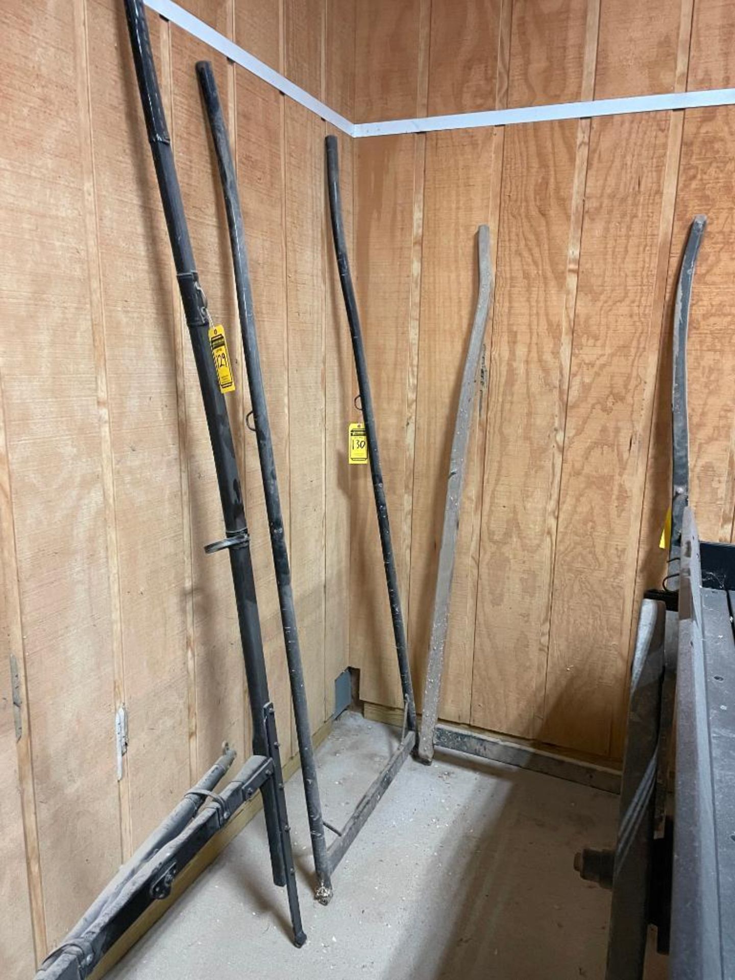 8' Steel Buggy Shaft, 36'' Outside Hitch Pins