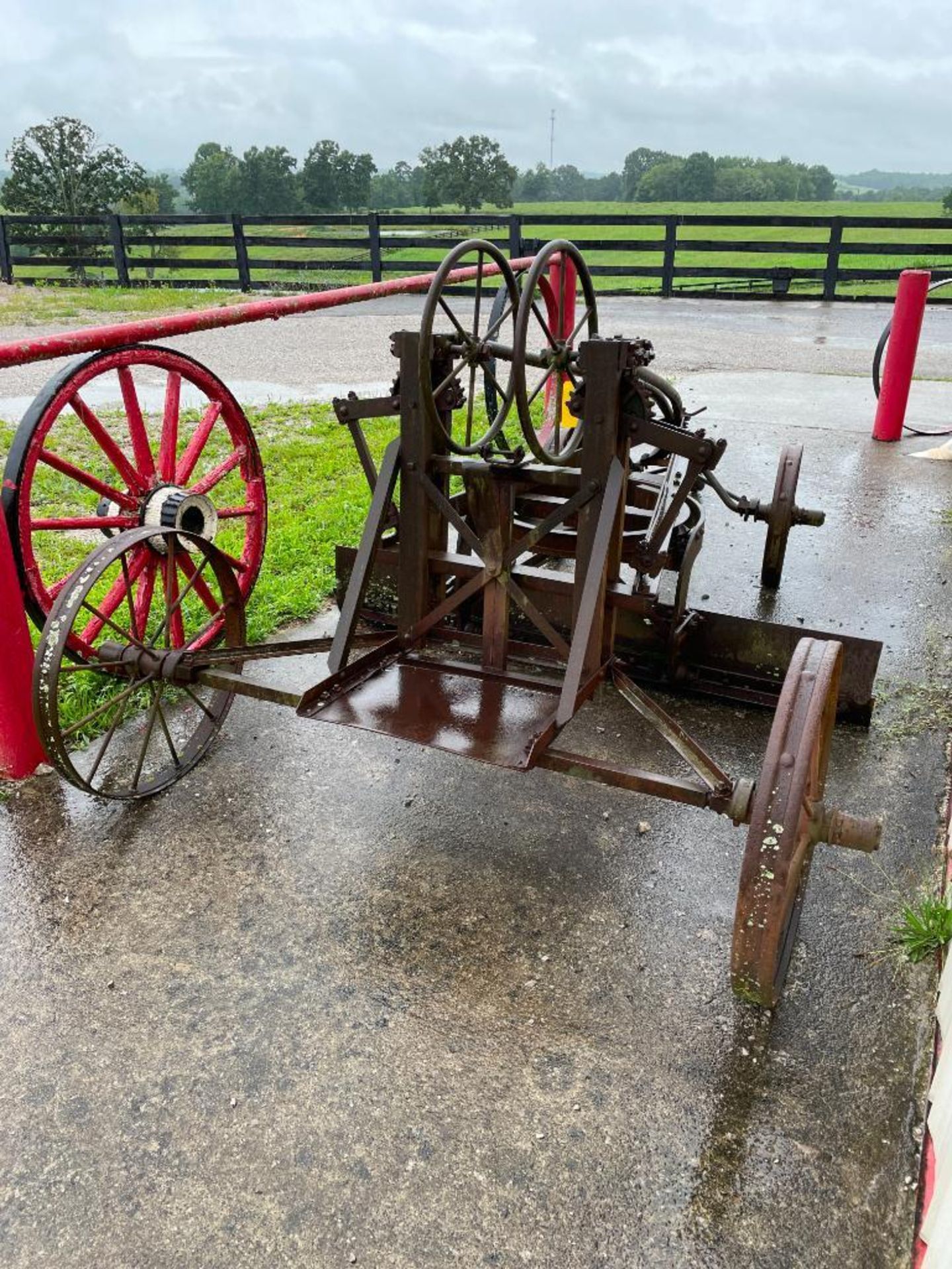 Adams Road Patrol Horse Drawn Grader, Mfs. By J.D. Adams & Co. Indianapolis Ind. USA, NO. 3 - Image 2 of 4