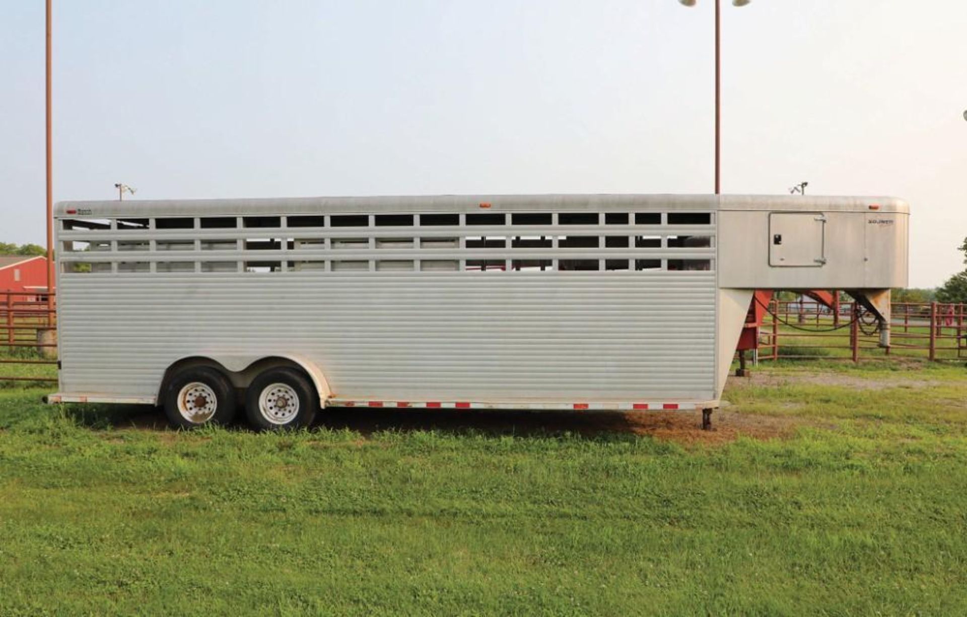 SOONER Aluminum 24' Stock Trailers, (2) Divider Gates