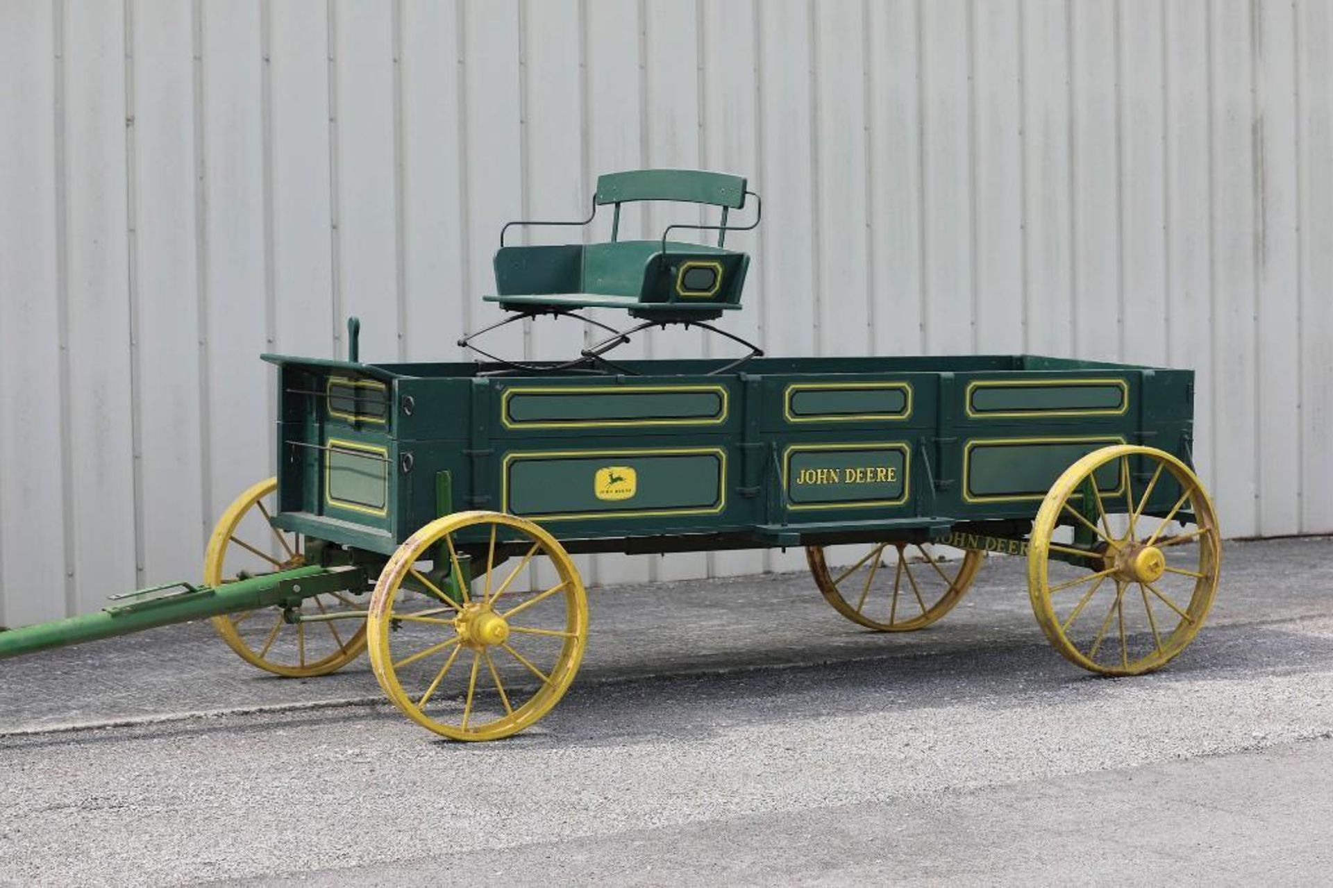 JOHN DEERE Box Bed Farm Wagon, Steel Wheels - Image 2 of 2