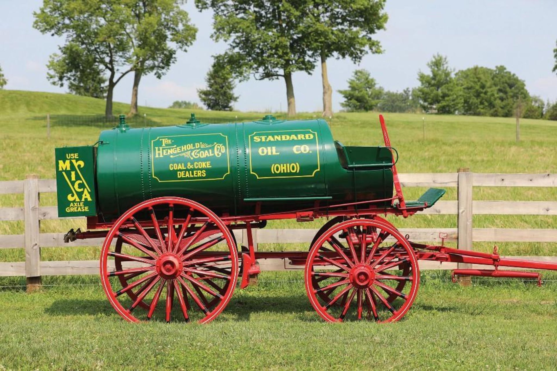 Restored Vintage Standard Oil Fuel Wagon