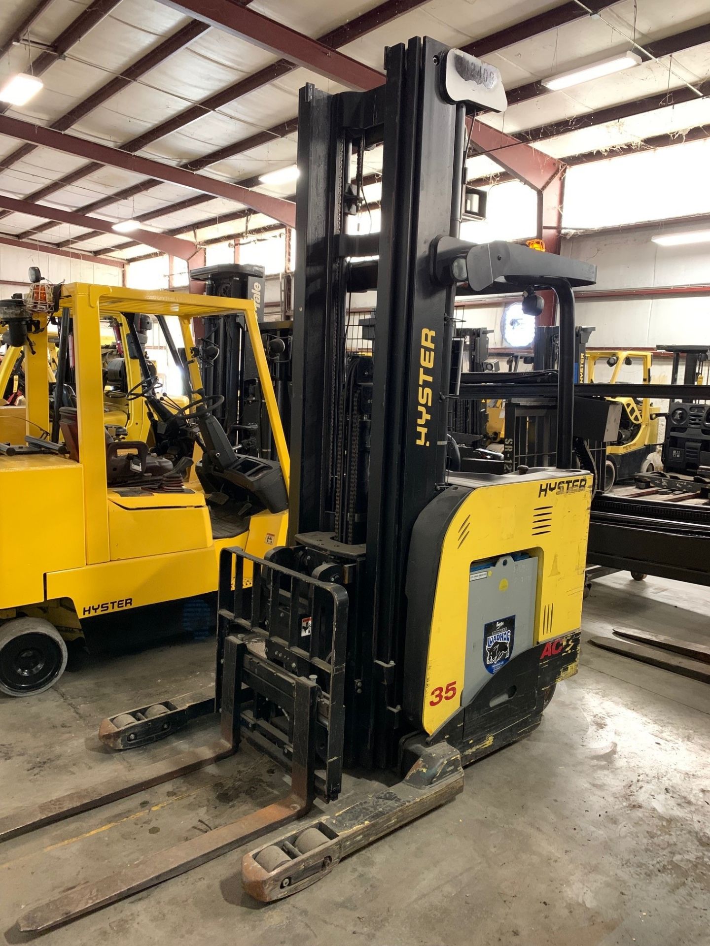 2014 HYSTER 3,500 LB. CAPACITY DEEP REACH TRUCK, MODEL N35ZDR2-21.5, S/N D264N01884M, 36-VOLT W/