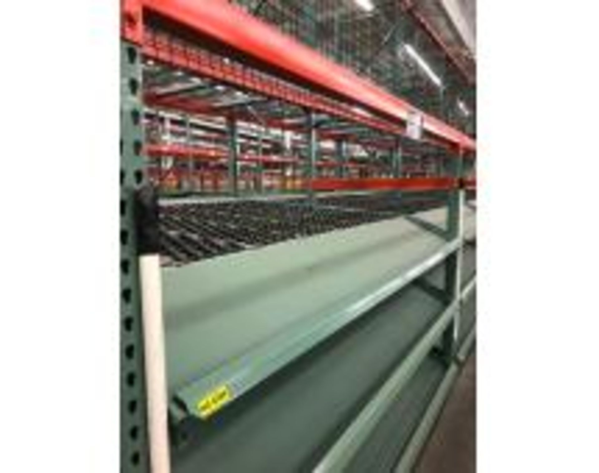 CARTON FLOW; (52) BAYS, 3-LEVELS PER BAY, BAY MEASURES 8' X 8' DEEP, INCLUDES ALL ROLLERS, IMPACT - Image 3 of 8