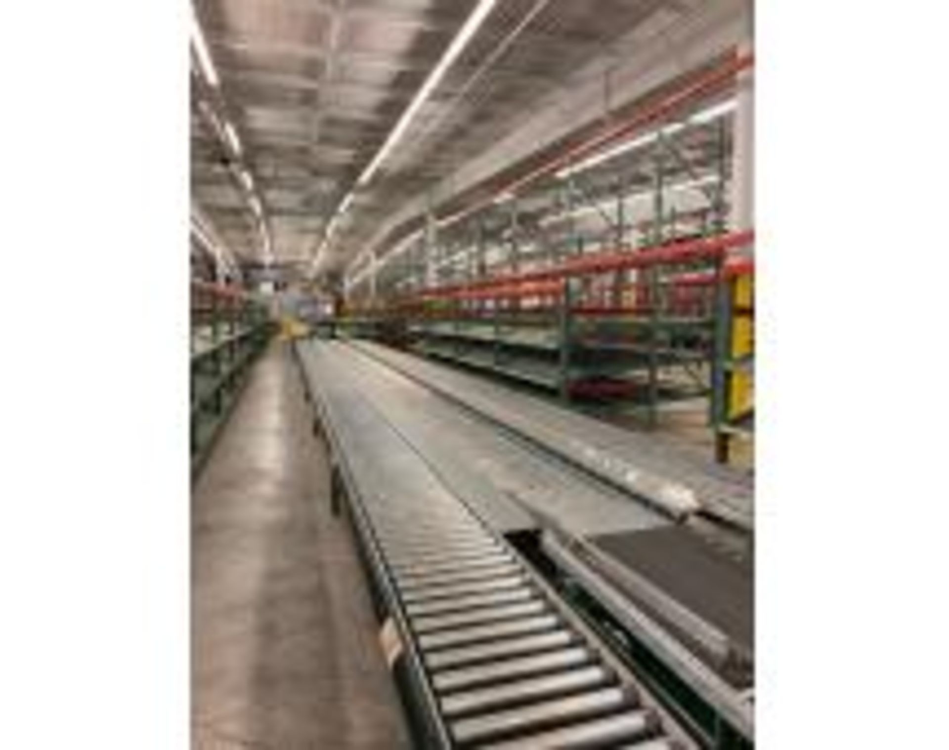 CARTON FLOW; (52) BAYS, 3-LEVELS PER BAY, BAY MEASURES 8' X 8' DEEP, INCLUDES ALL ROLLERS, IMPACT
