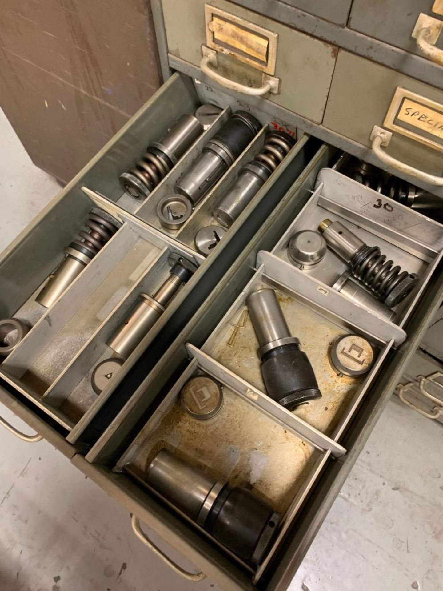 (2) STEEL AGE CABINETS W/TURRET PUNCH DIES - Image 8 of 9