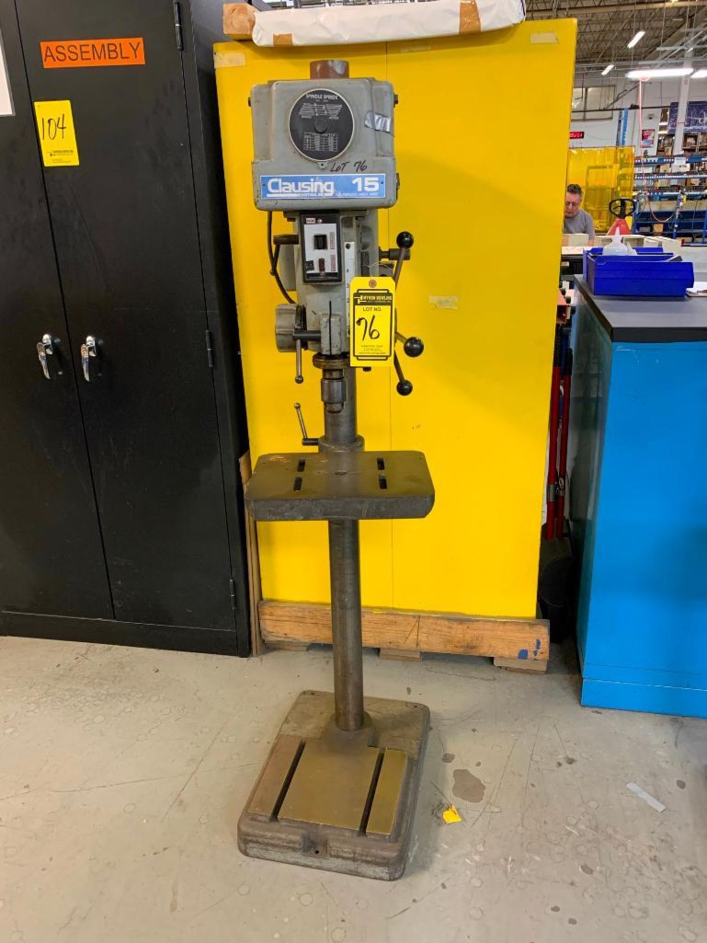 CLAUSING MODEL 1642 PEDESTAL DRILL, S/N 127739