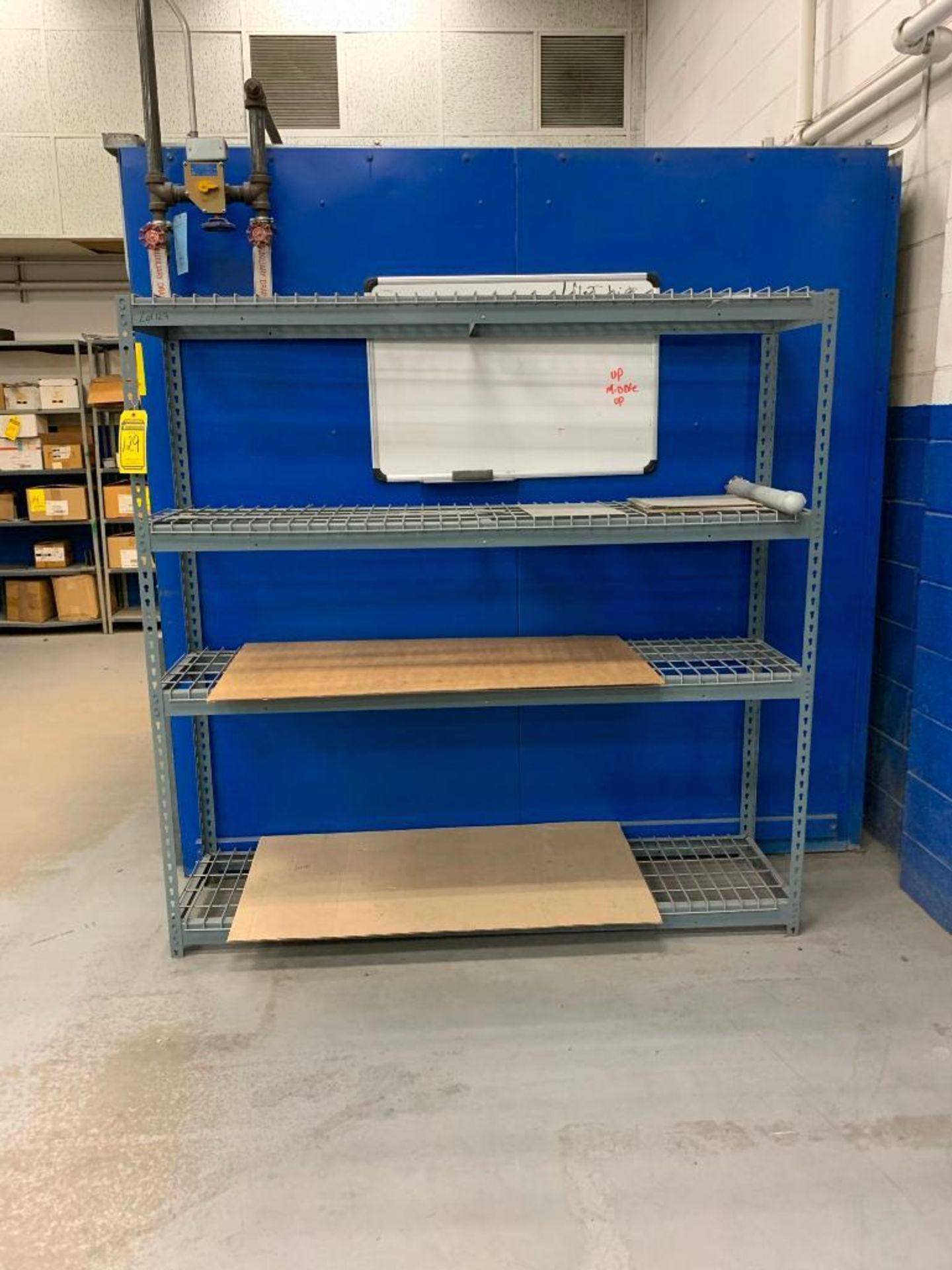 SHELF UNIT, 18'' X 72'' X 72''