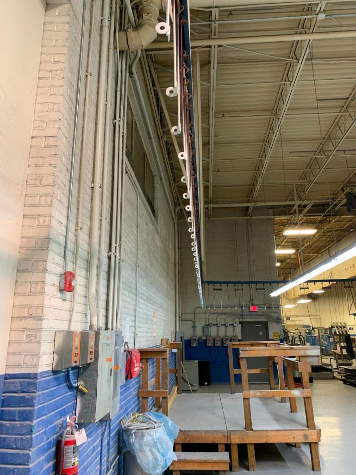 OVERHEAD CONVEYOR, EST. 500 LINEAR FEET, 9'' HOOK SPACING - Image 8 of 13