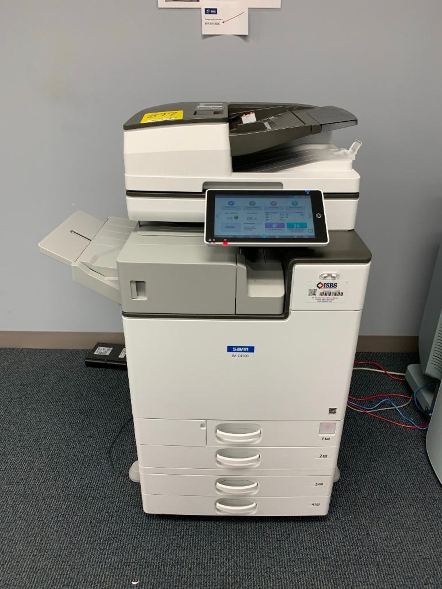 SAVIN IM C4500 PRINT/SCAN/FAX MACHINE