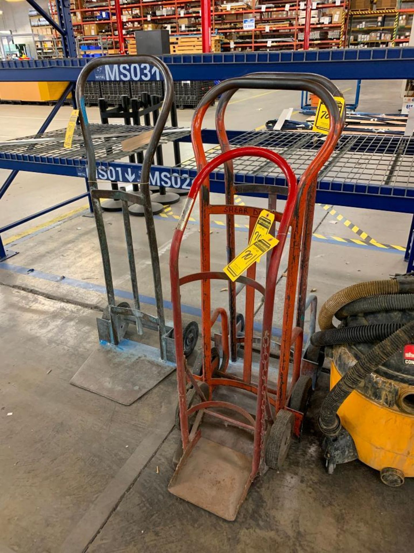 (4) 2-WHEEL HAND TRUCKS