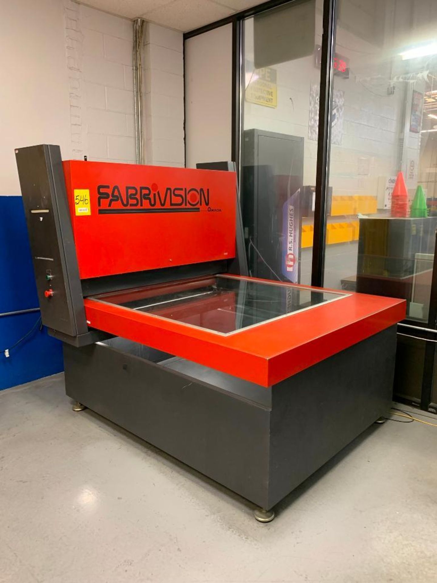 1997 AMADA FABRIVISION 48'' X 48'' FLAT PART MEASUREMENT & DIGITIZING SCANNER, S/N 2076A