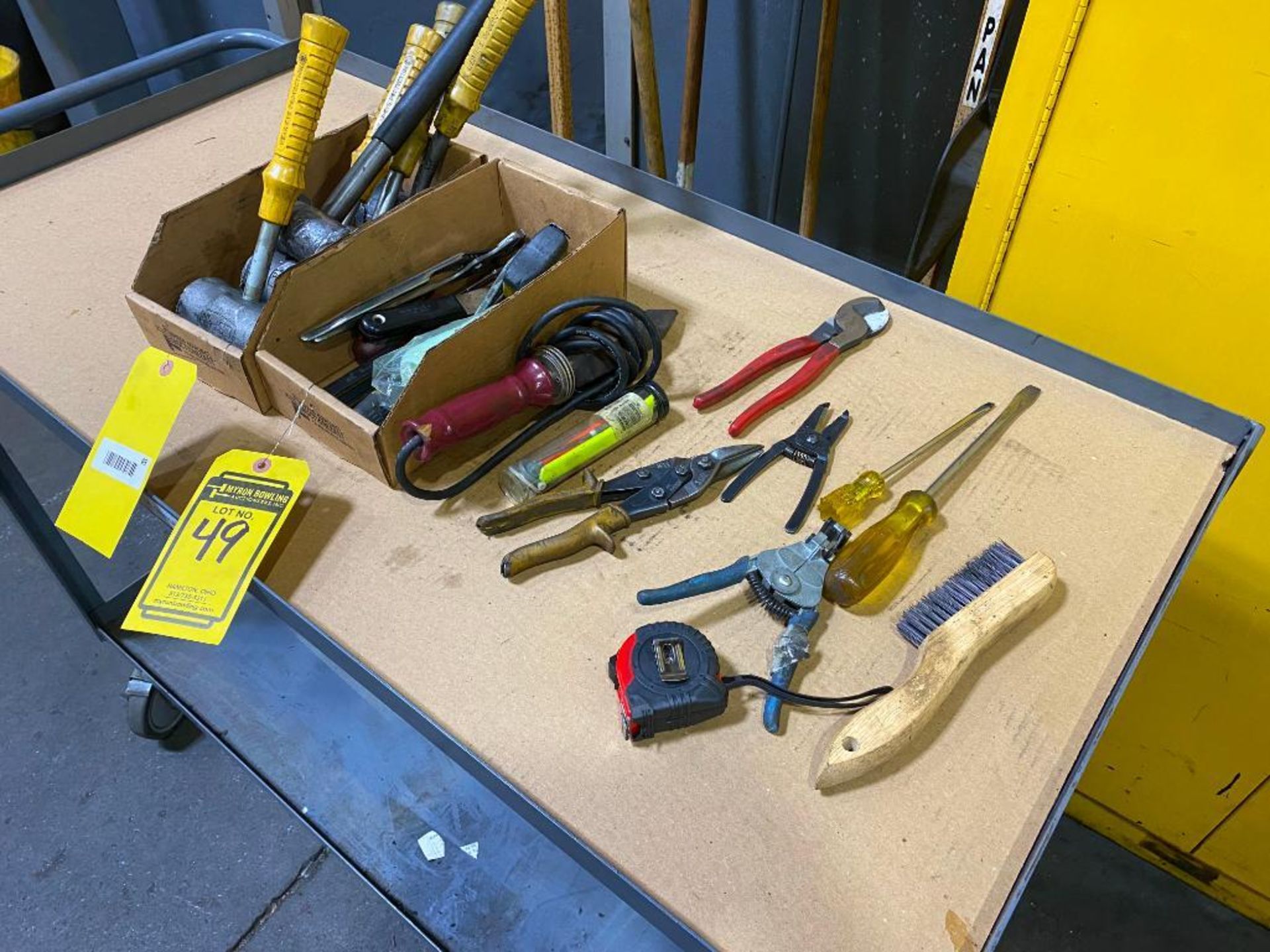 ASSORTED HAND TOOLS AND LEAD MALLETS - Image 3 of 3