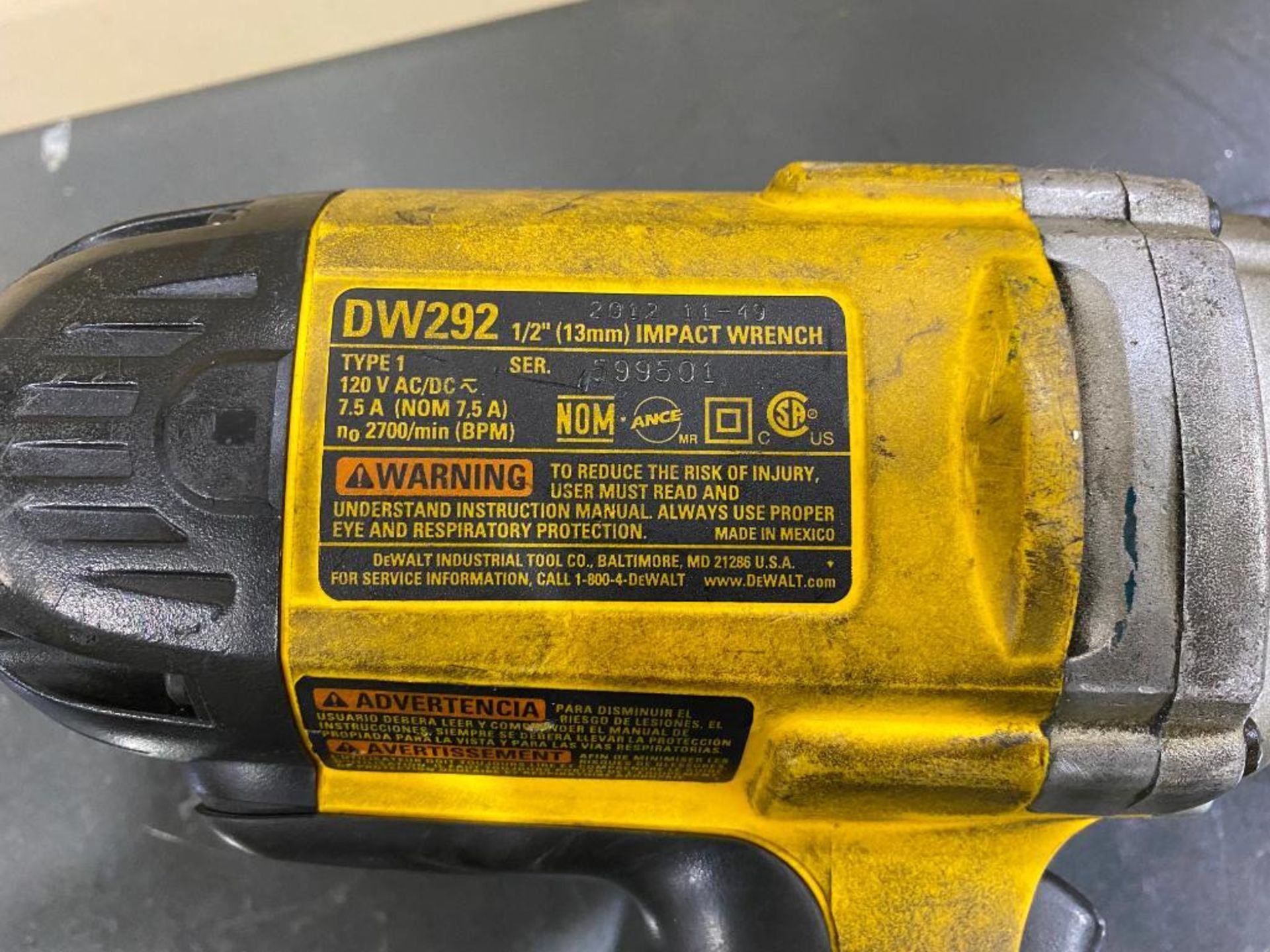 DEWALT 1/2'' DRIVE IMPACT GUN - Image 3 of 3