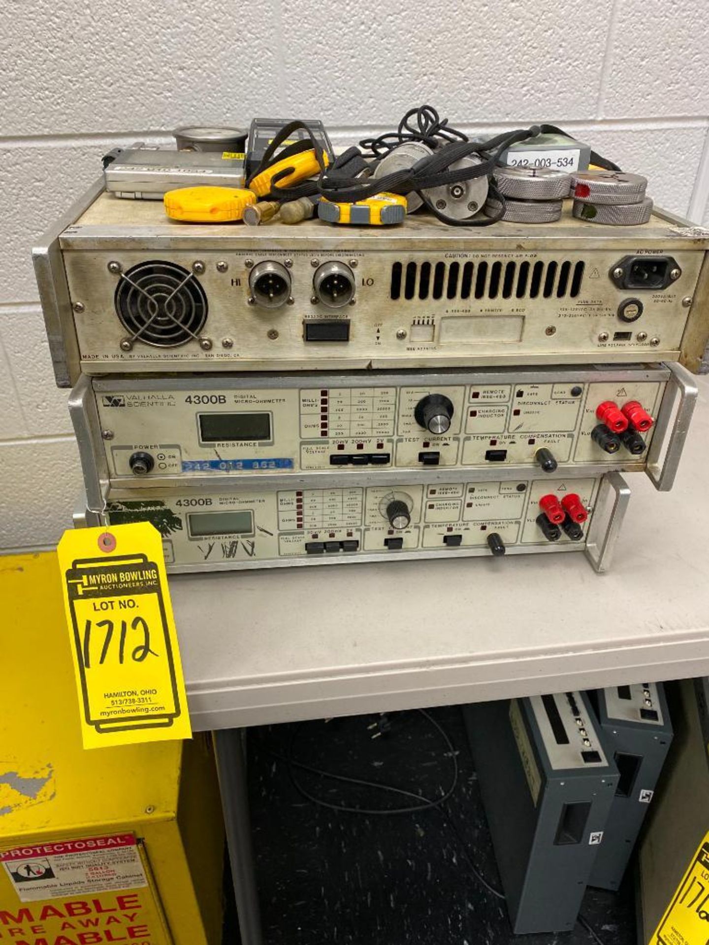 (7) DIGITAL MICRO-OHMMETERS, (1) YOKOGAWA WT300 POWER ANALYZER