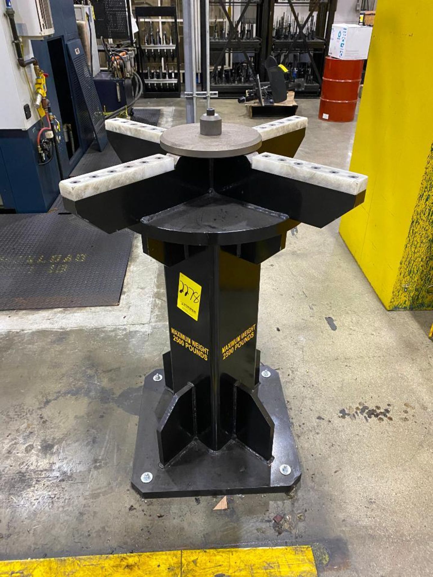 2,500 LB. CAPACITY PEDESTAL STAND, 38''X48''