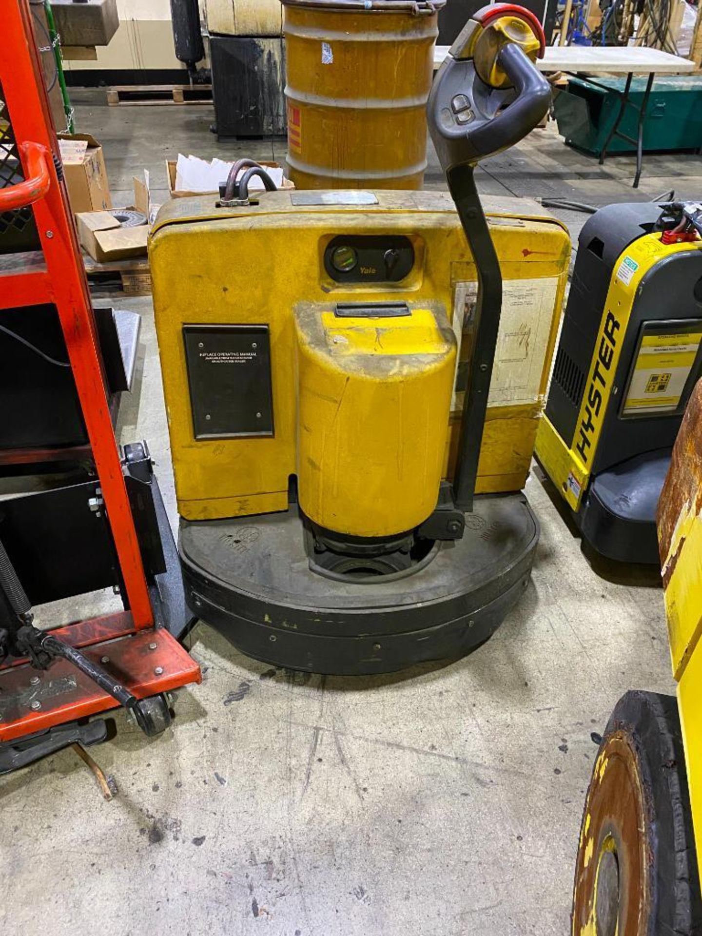 YALE WALK BEHIND ELECTRIC PALLET JACK, M/N MPW080LEN24T2748, S/N A891N02872J, 24V, 8,000 LB CAP. - Image 2 of 4