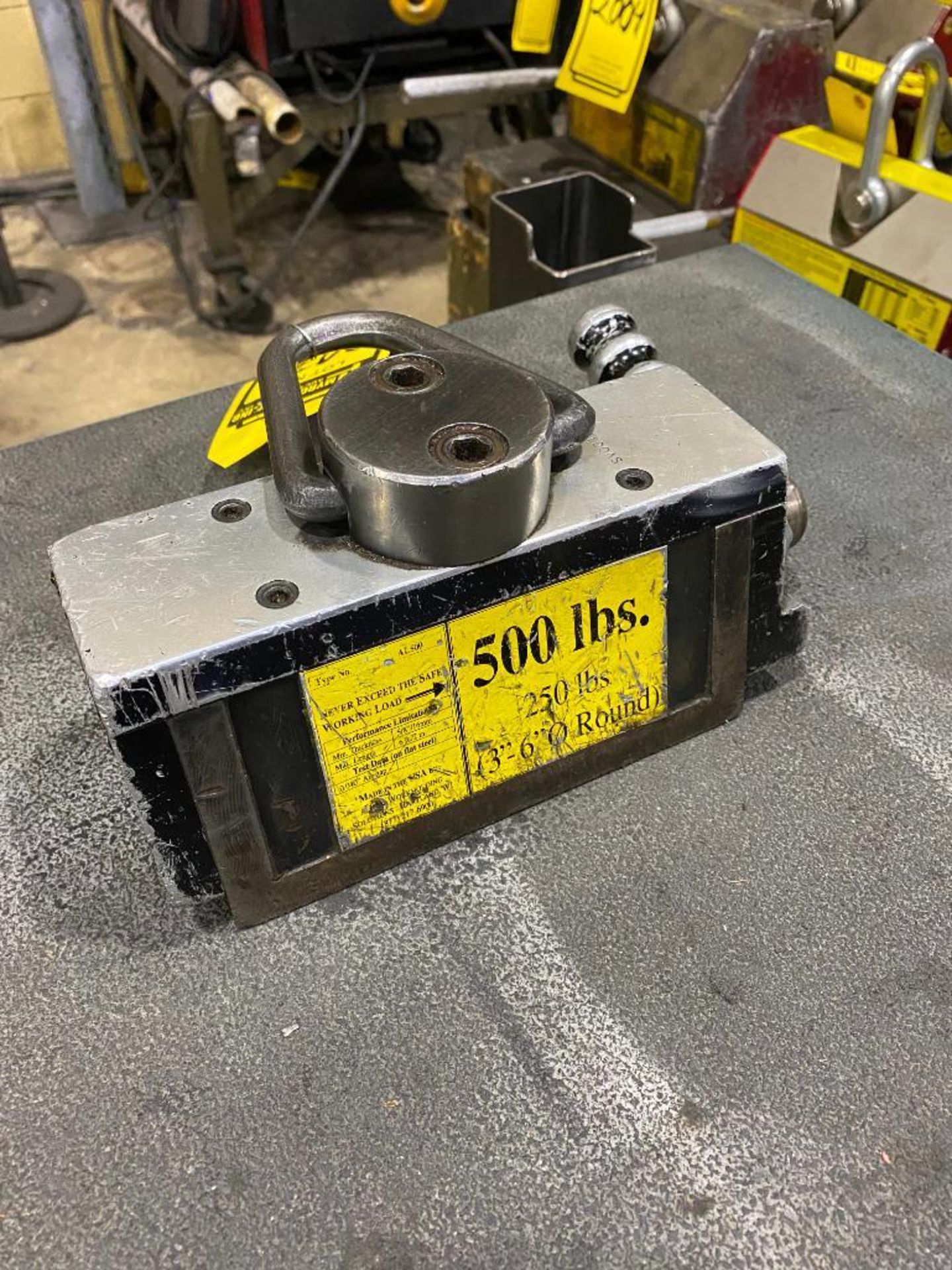 ALPHA WORKHOLDING SOLUTIONS AL-500 LIFTING MAGNET, 500 LB. CAP. - Image 2 of 2