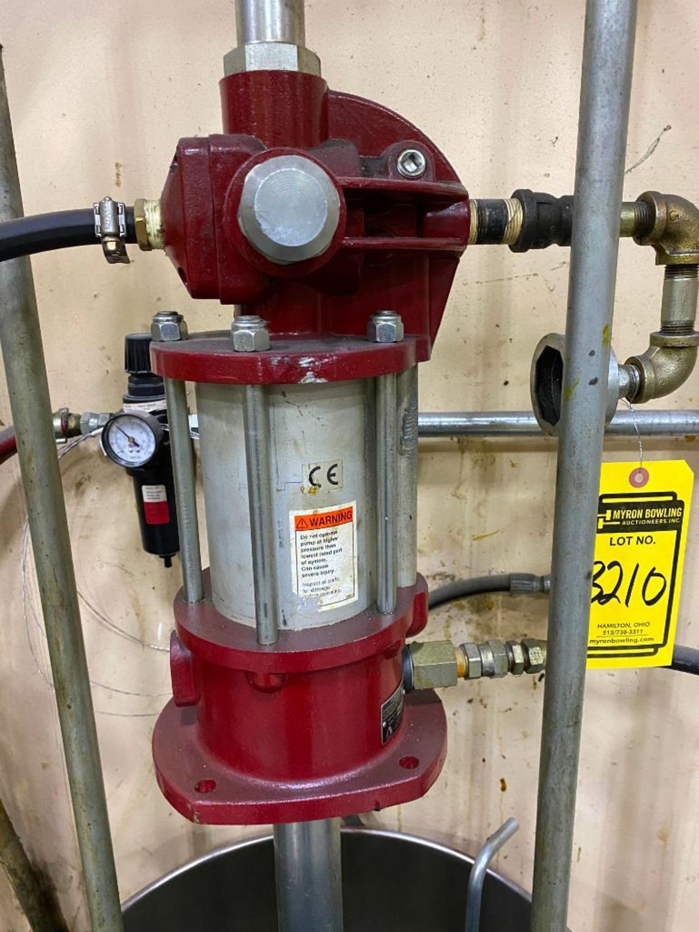 ALEMITE 55-GAL. DRUM GREASE PUMP, 100 PSI - Image 2 of 2