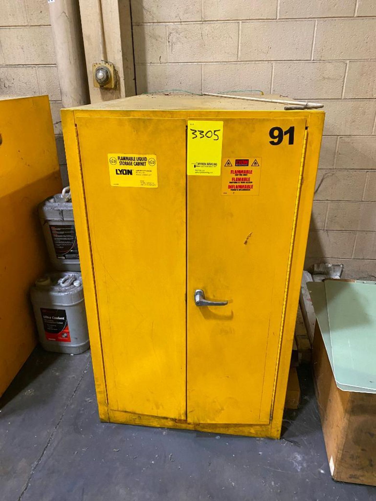 (3) FLAMMABLE LIQUID STORAGE CABINETS - Image 3 of 6