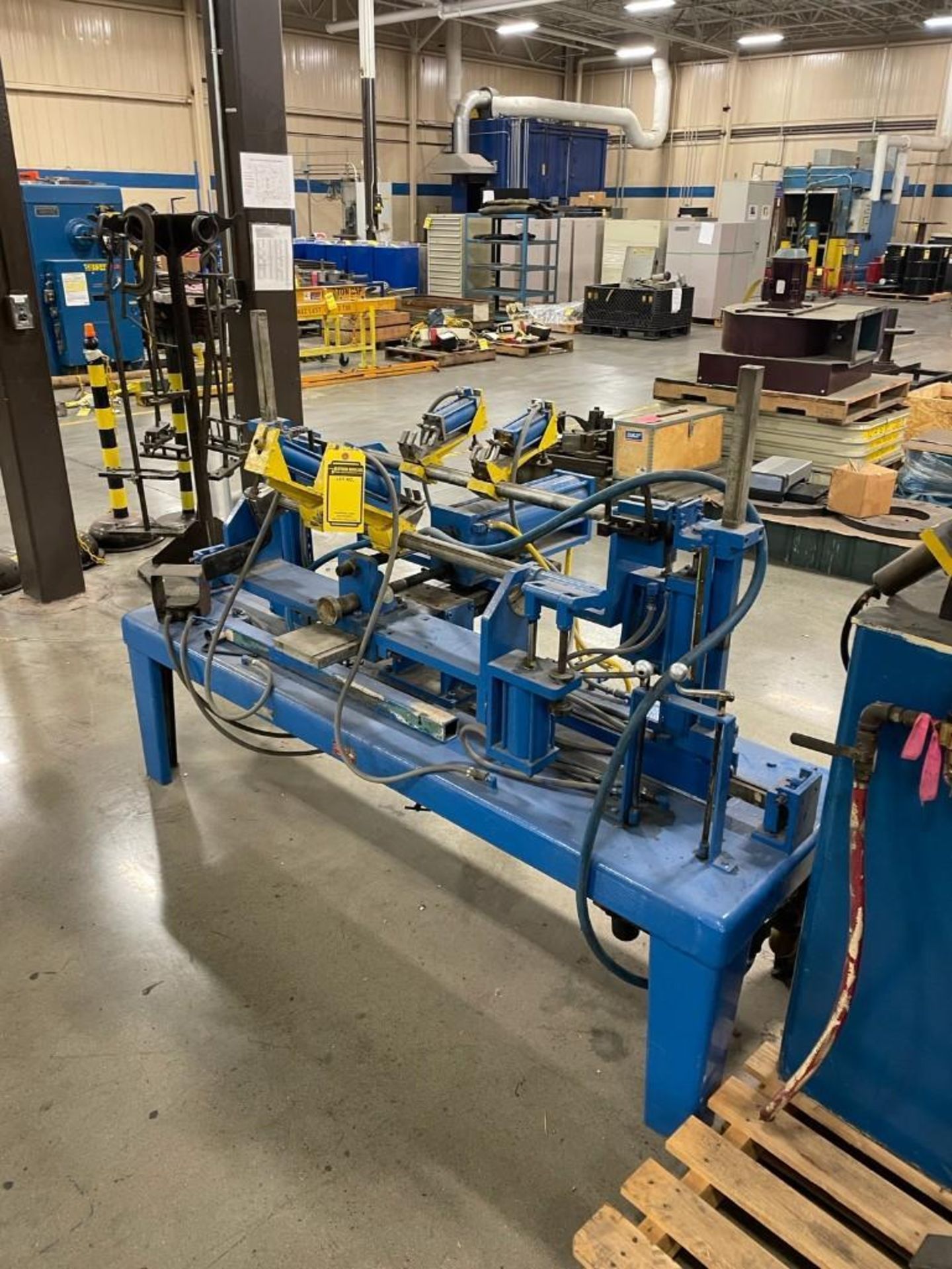 JAMES EQUIPMENT CUSTOM PNEUMATIC BENDING MACHINE