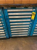 VIDMAR 10-DRAWER CABINET, W/ CONTENTS OF DRILL BITS #60 1-9/16''