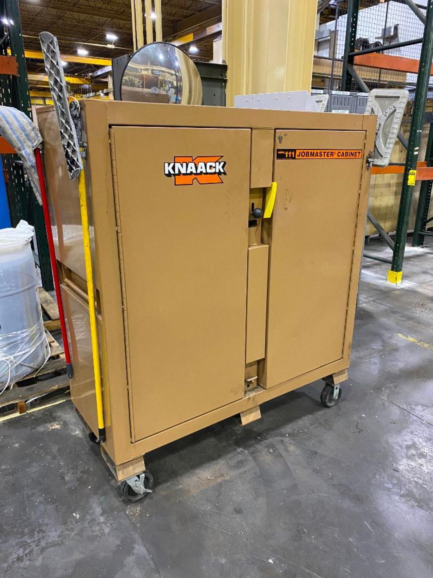 KNAACK JOBMASTER CABINET, MODEL 111, 60'' X 57'' X 24''