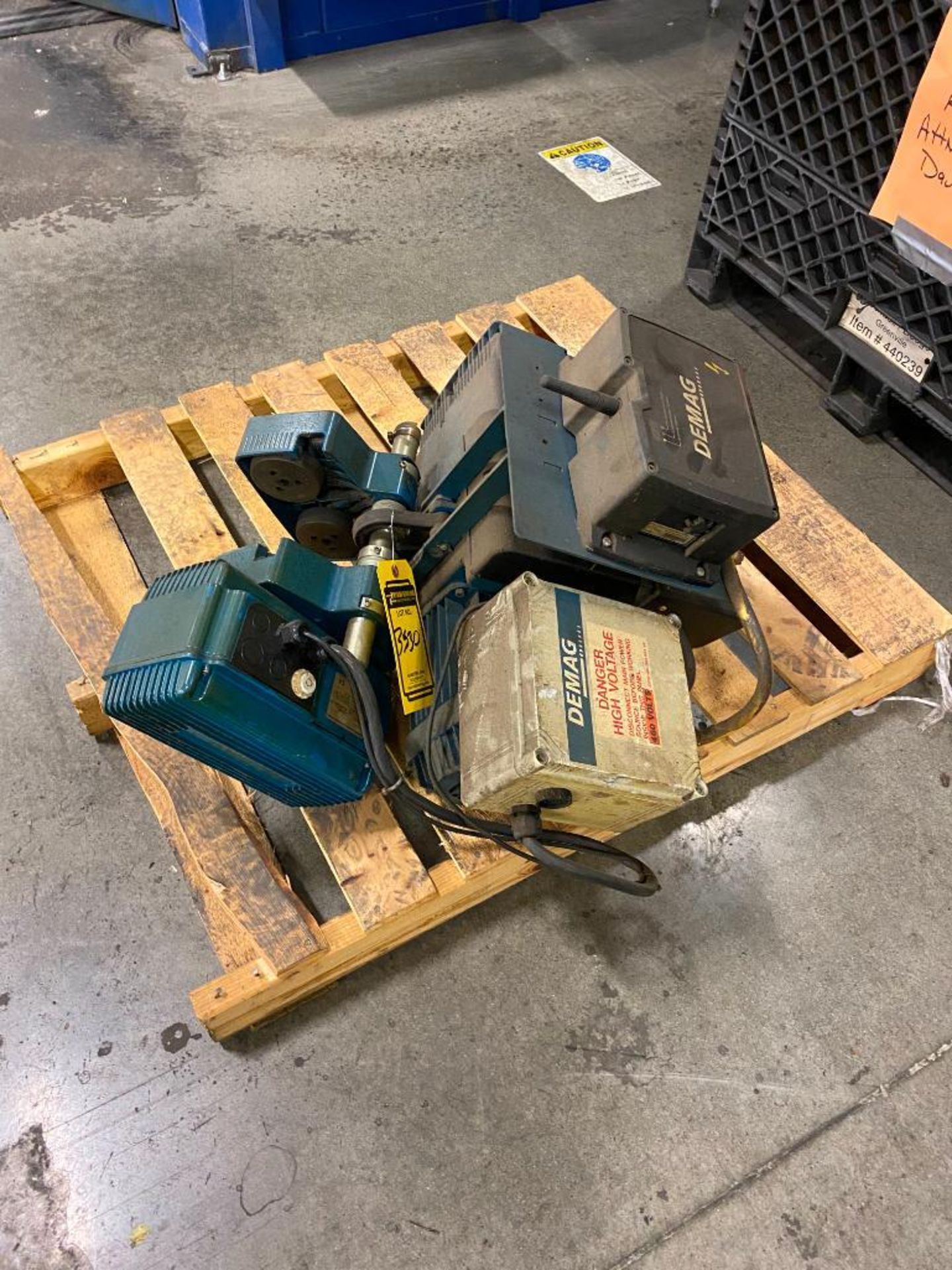 DEMAG CHAIN HOIST, 7,100 LB. CAP.