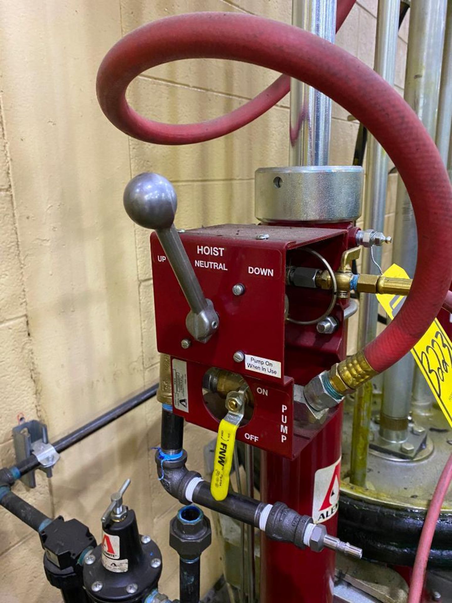 ALEMITE 55-GAL. DRUM GREASE PUMP, 100 PSI - Image 3 of 3