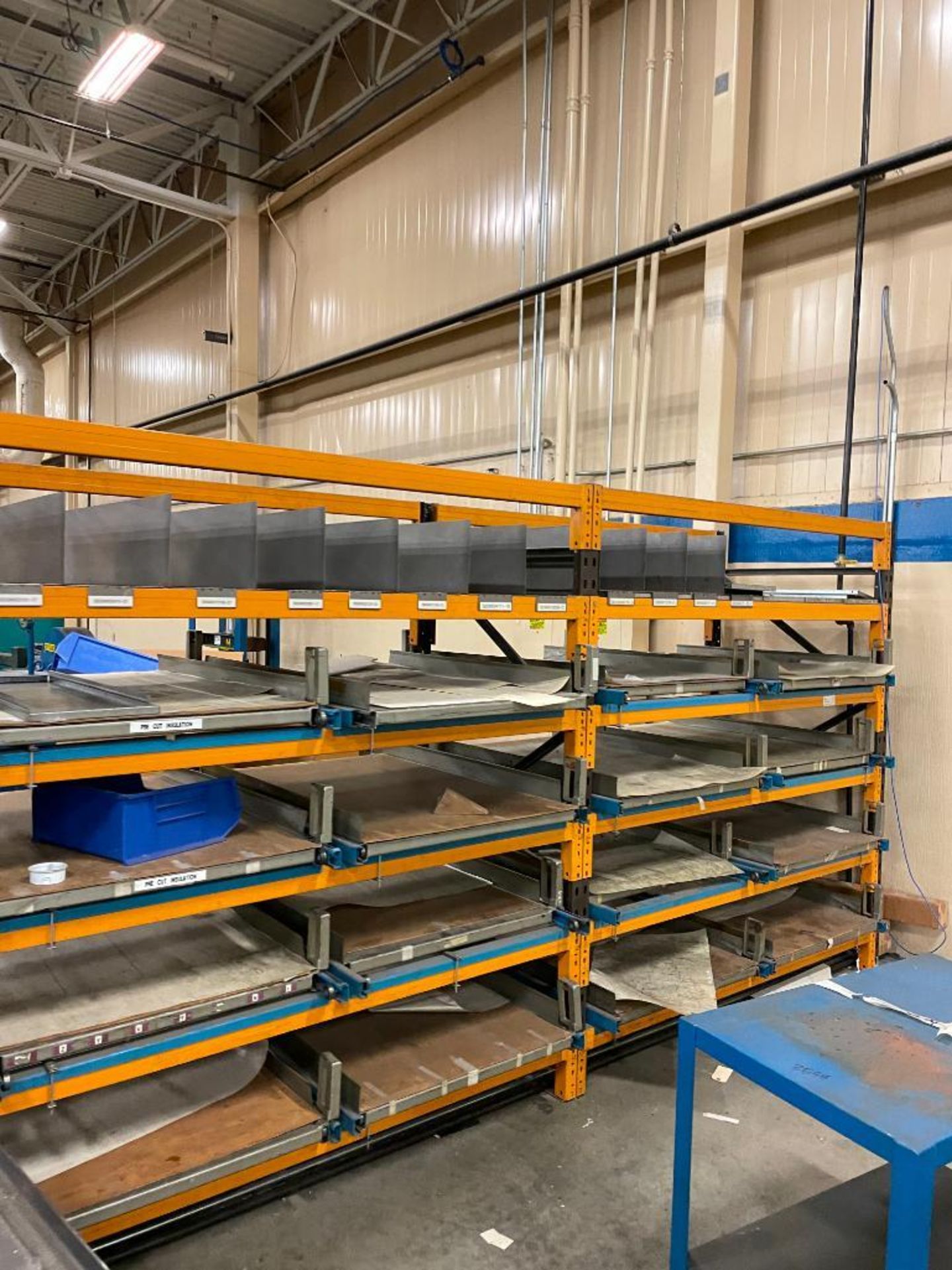 (4X) BAYS OF HEAVY DUTY SLIDING SHELF PALLET RACKING, 32'' X 74'' X 83'' - Image 2 of 2