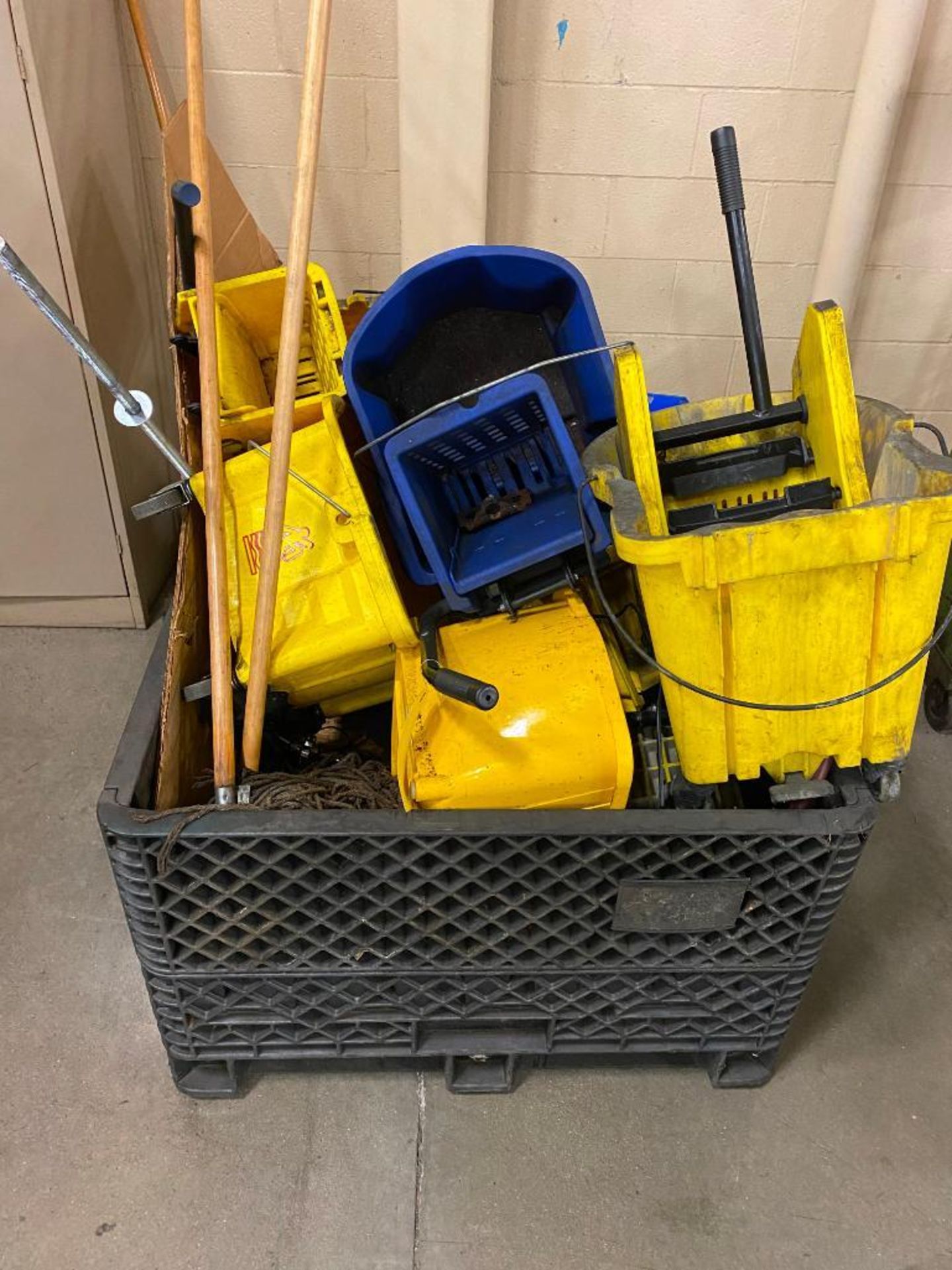 (5) JANITOR CARTS AND ASSORTED MOP BUCKETS - Image 2 of 3