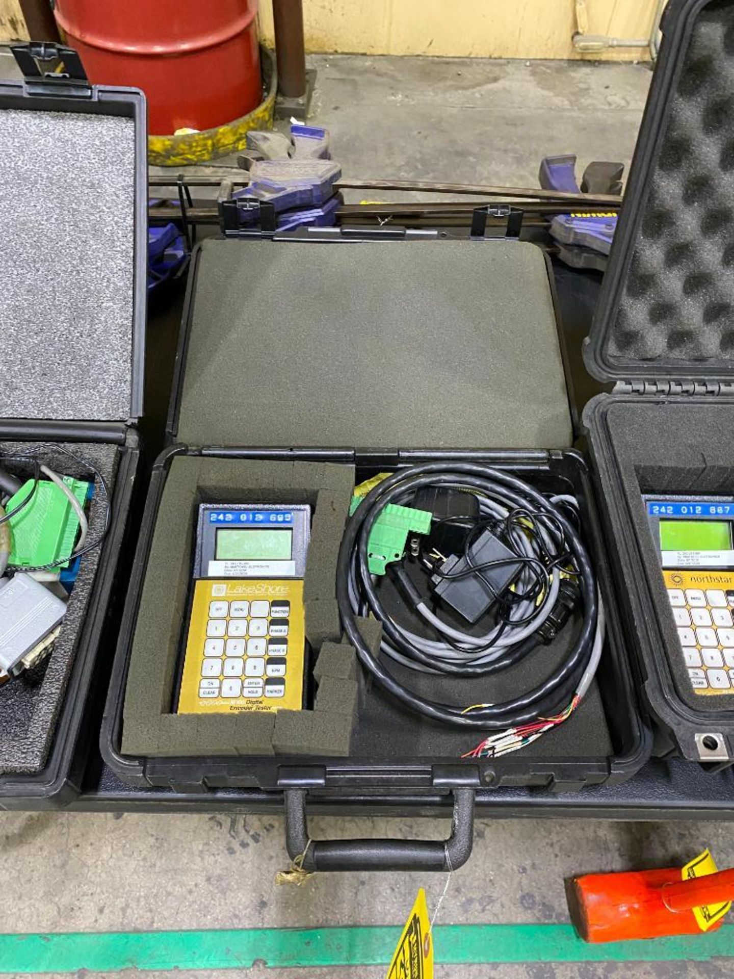 (4) DIGITAL TACHOMETERS, (4) IRWIN CLAMPS, (2) HAMMERS - Image 4 of 7