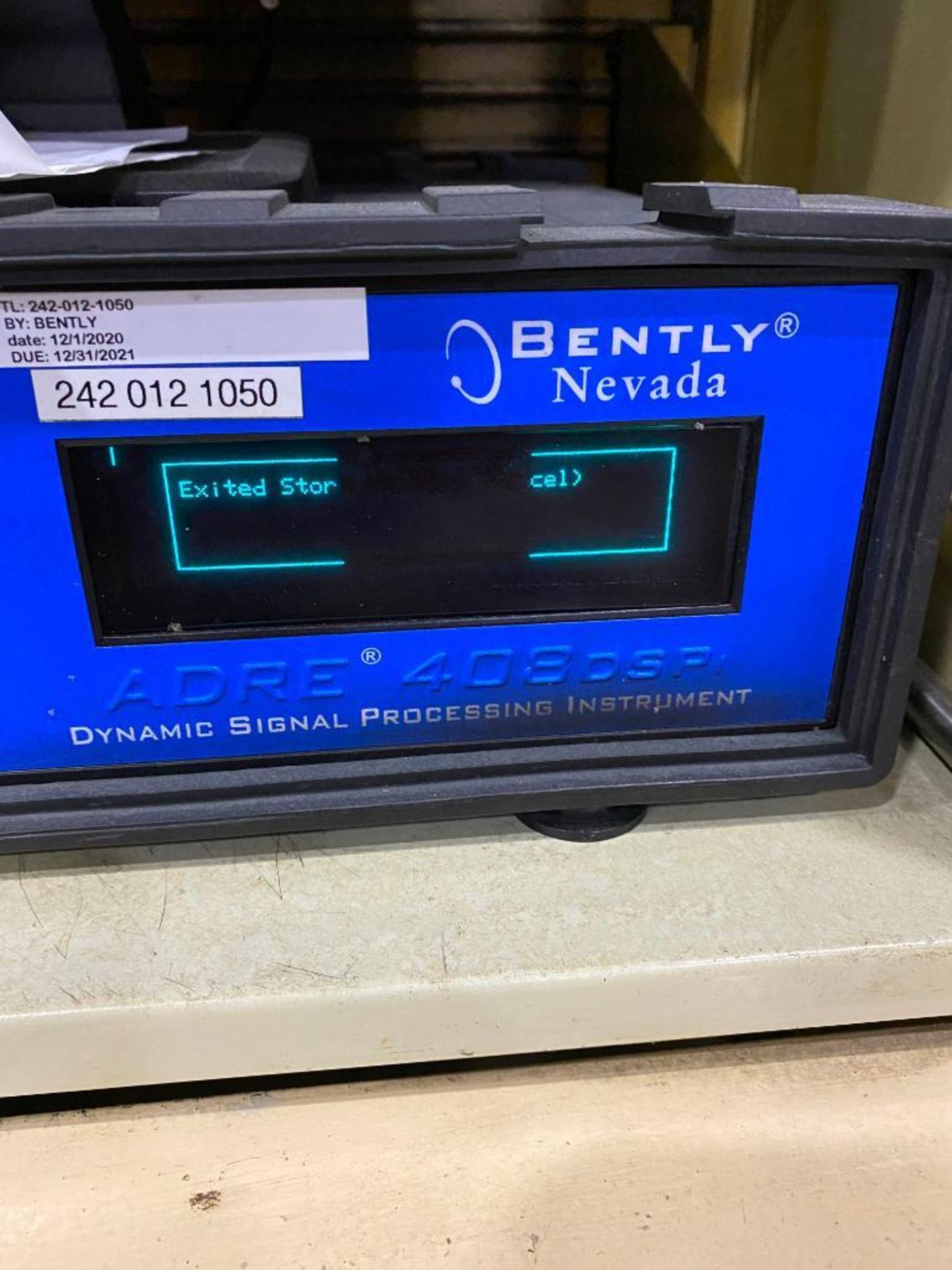 VIBRATION MEASURING CABINET INCL., (2) ADRE DYNAMIC SIGNAL PROCESSING INSTRUMENTS, MODEL 408DSPI (NO - Image 3 of 6