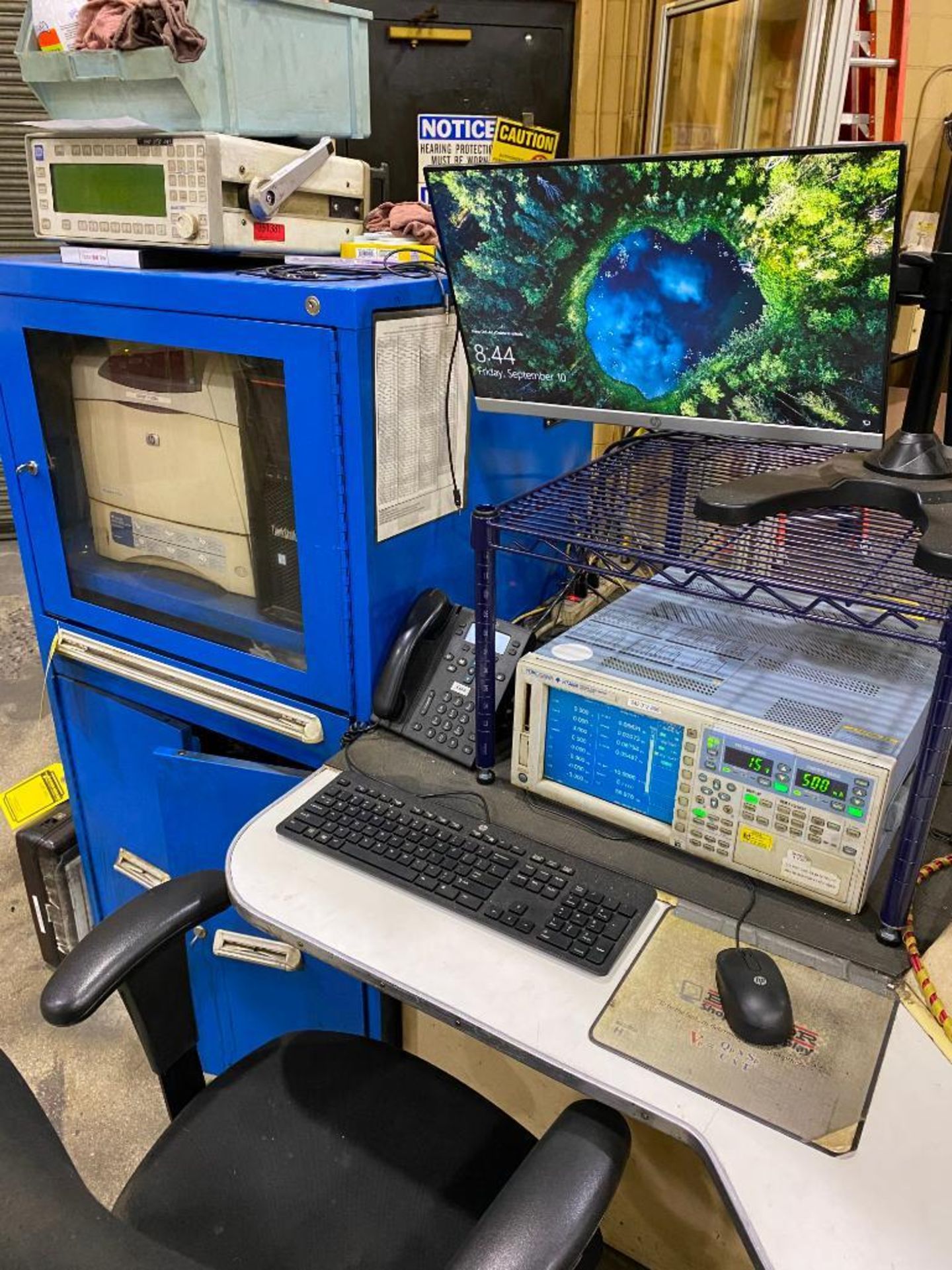 5,000 HP DYNOMOMETER DUAL MOTOR TEST STAND, AC/DC #1 BENCH BOARD CONTROL STATION, LUFKIN GEAR BOX, A - Image 9 of 21