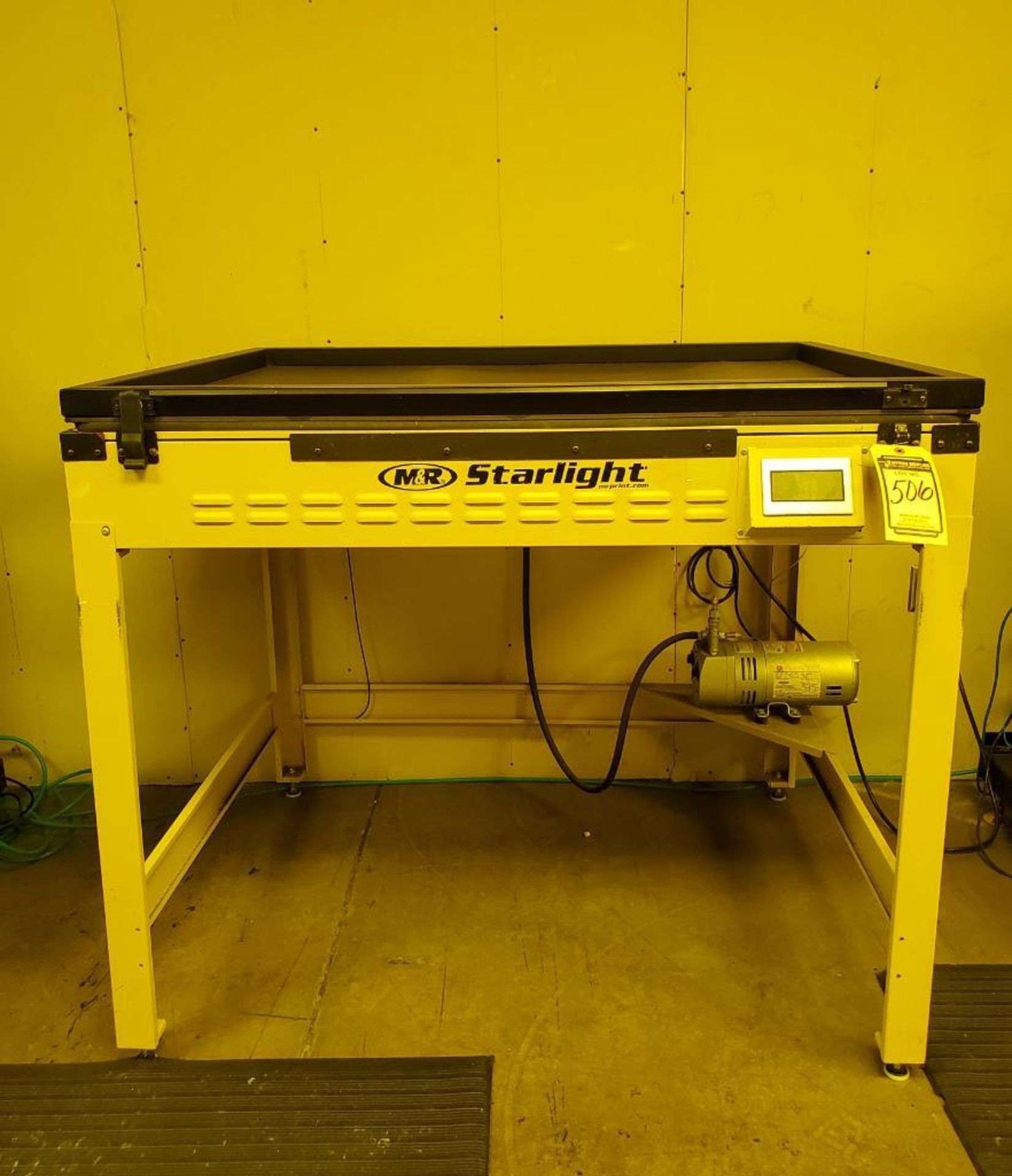 M&R STARLIGHT SCREEN ULTRAVIOLET MACHINES; MODEL SL314010L6ABL, S/N 161996699S, ULTRAVIOLET