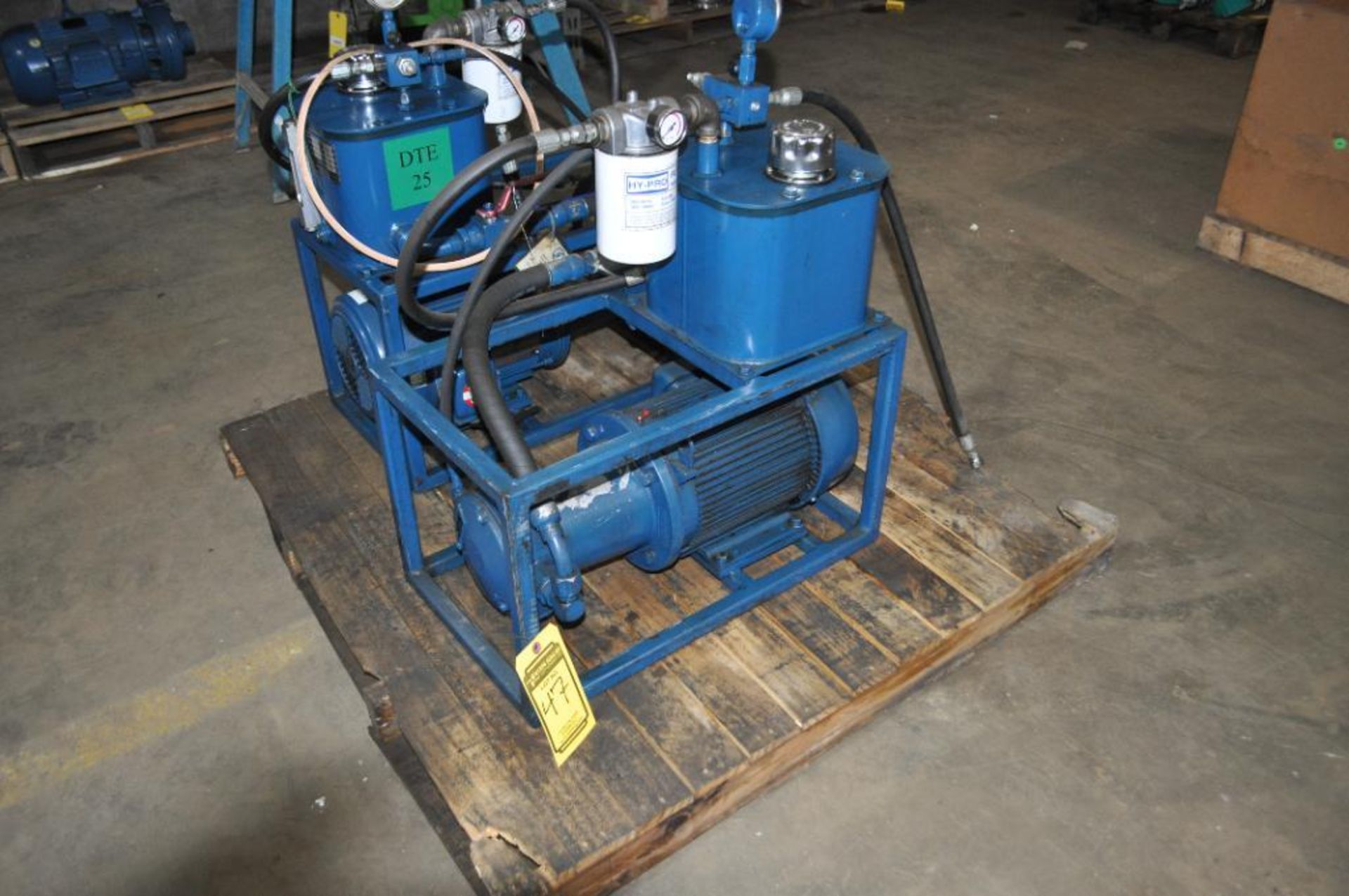 JOHN HENRY FOSTER 2-HP 1 GPM HYDRAULIC POWER UNIT - Image 2 of 3