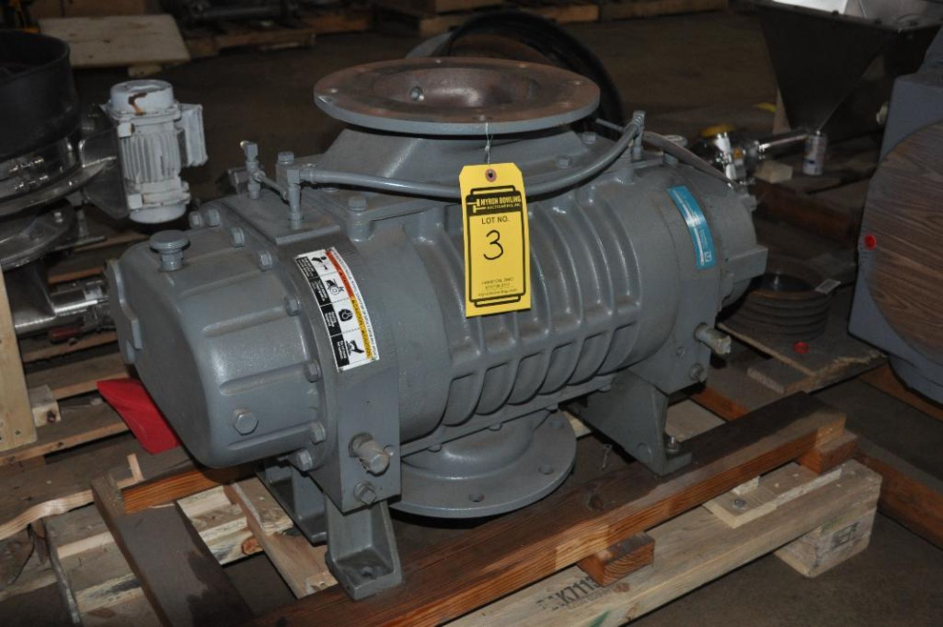 TUTHILL 8'' POSITIVE DISPLACEMENT LOBE BLOWER, MODEL 5516-85R3, NEW - Image 6 of 8