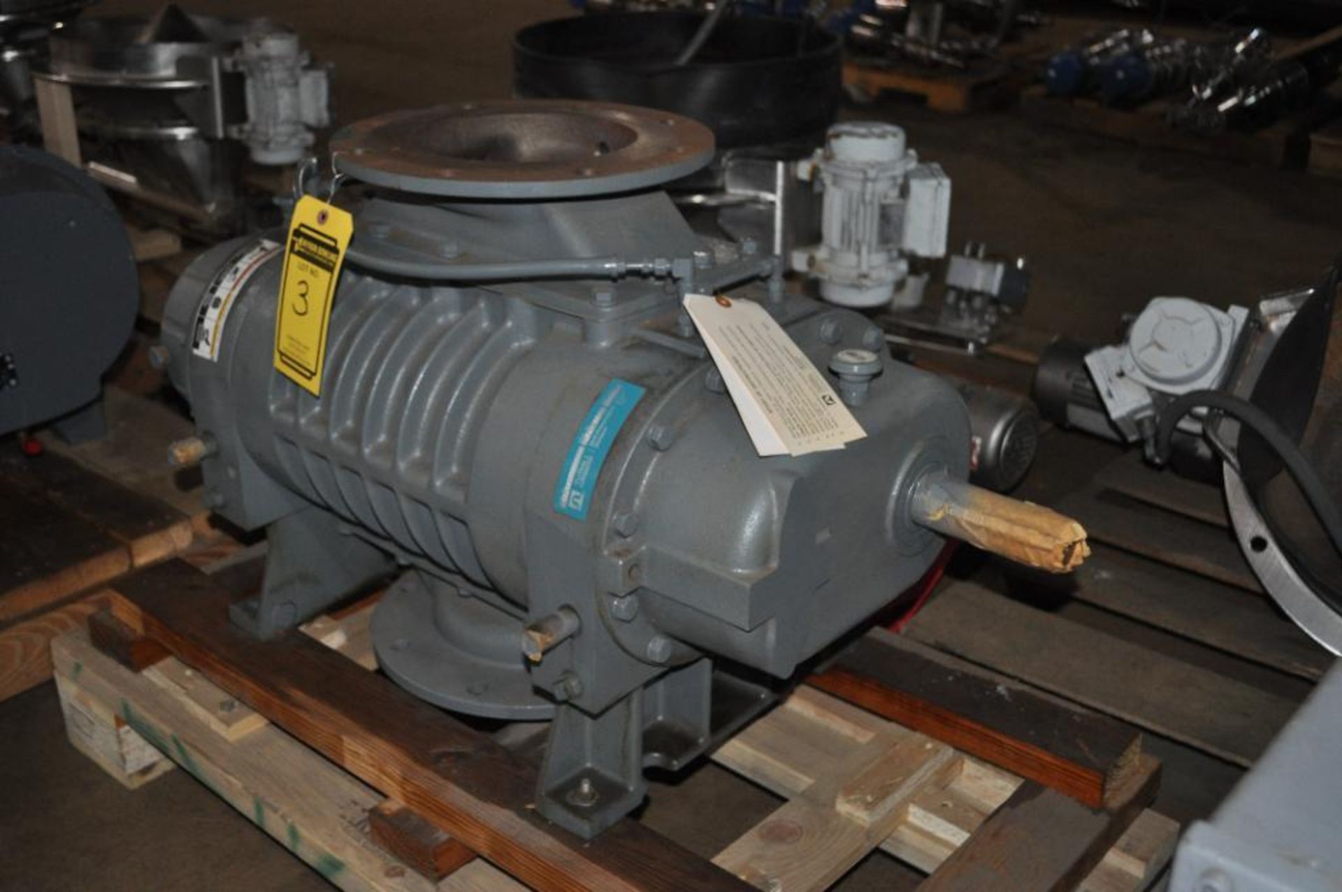 TUTHILL 8'' POSITIVE DISPLACEMENT LOBE BLOWER, MODEL 5516-85R3, NEW - Image 7 of 8