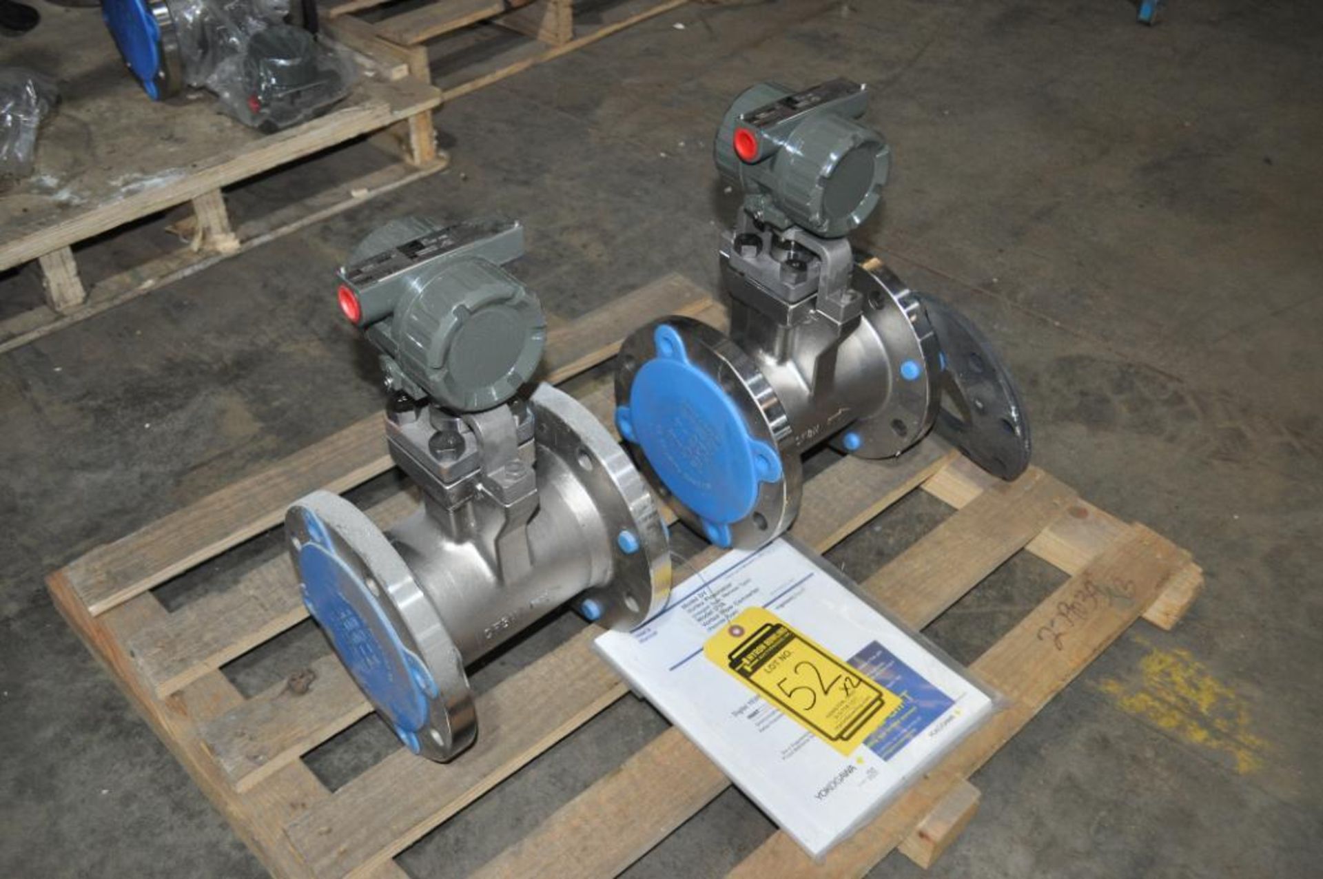 (2X) YOKOGAWA YEWFLO 4'' STAINLESS VORTEX FLOWMETERS, MODEL DY100 - Image 2 of 3