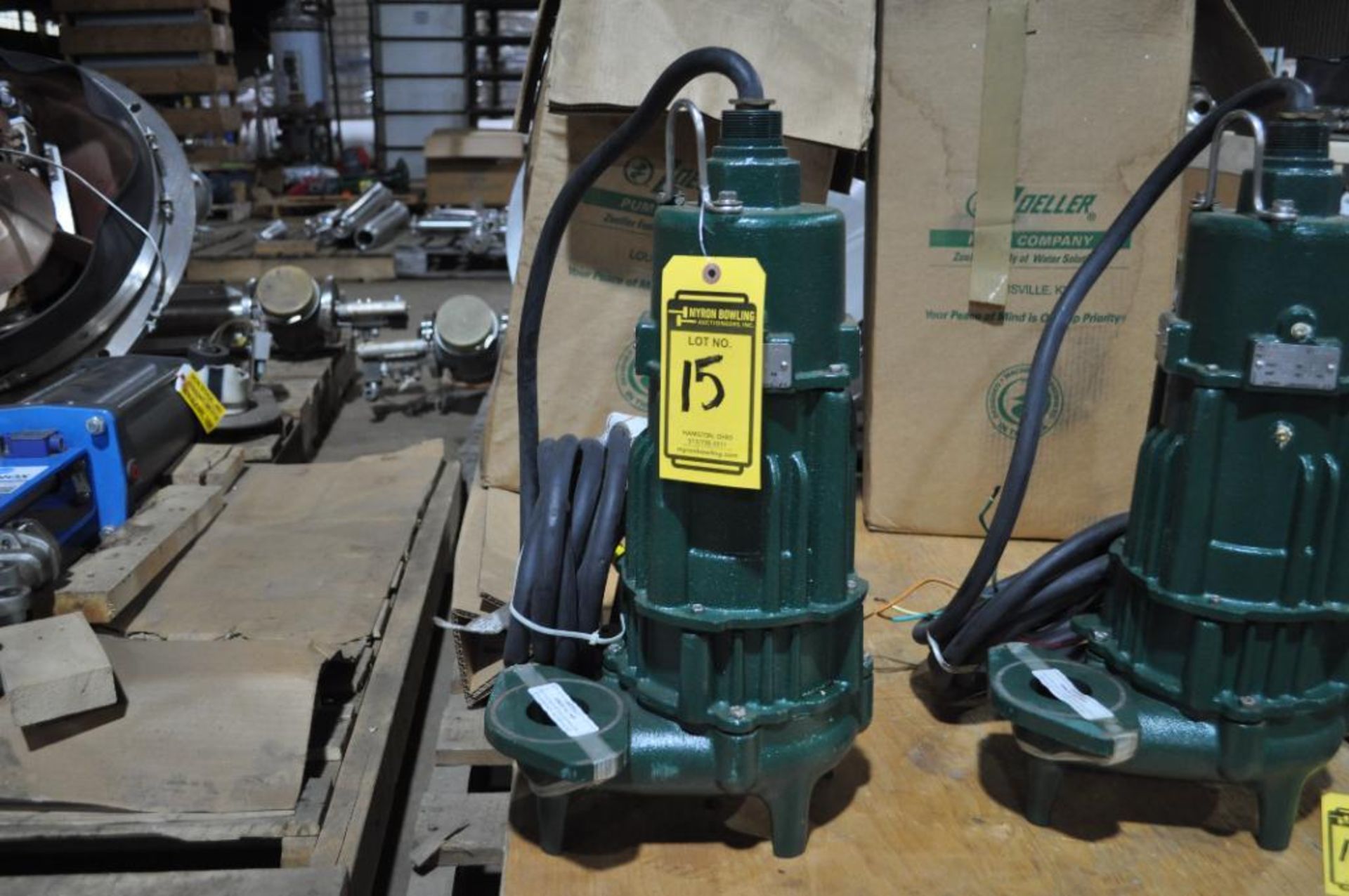 ZOELLER 1.5-HP BAX294-C SEWAGE SUBMERSIBLE PUMP FOR HAZARDOUS LOCATIONS, NEW IN BOX